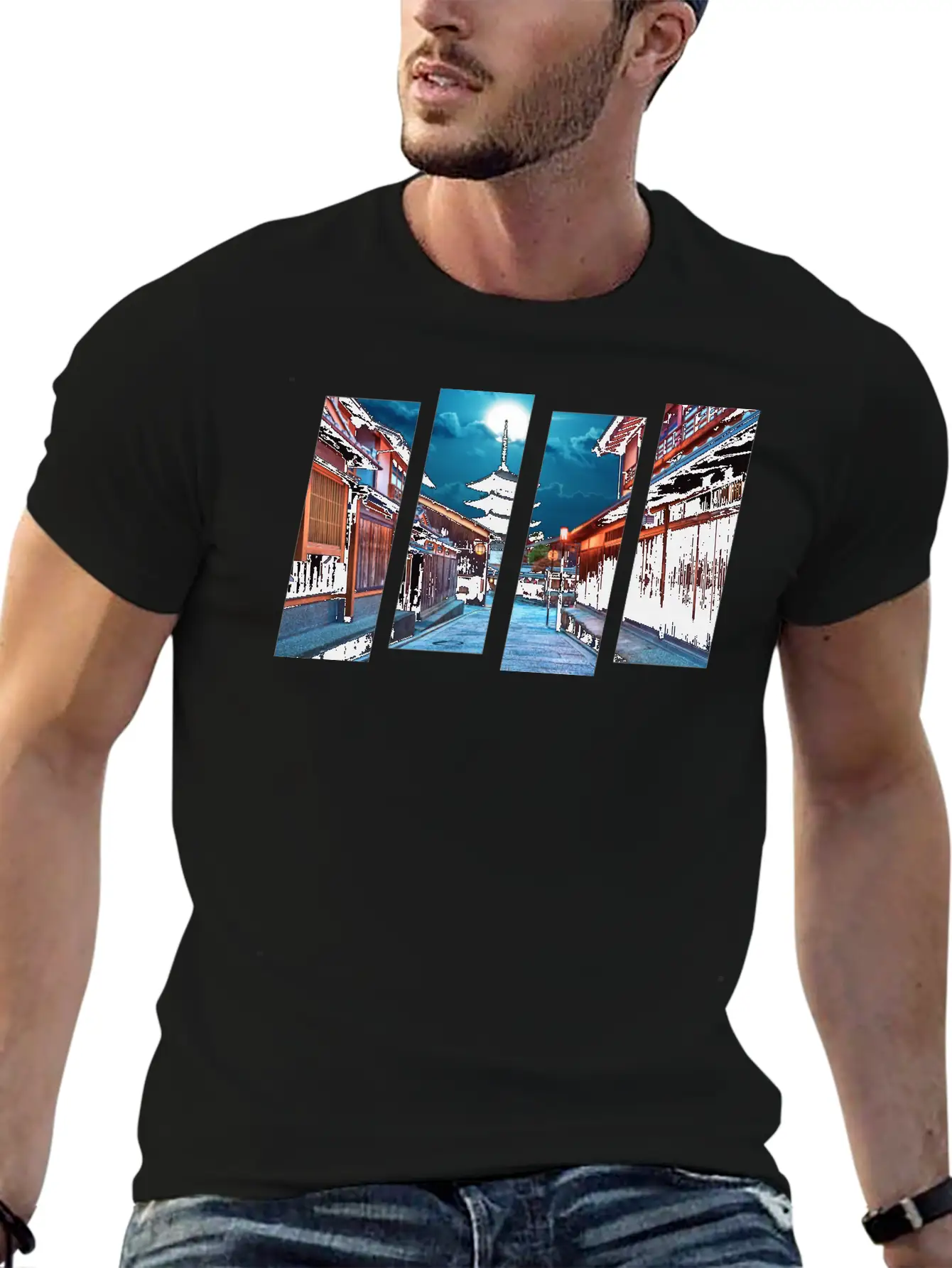 Japanese Aesthetics Style Tokyo Breathable Soft Cotton T-Shirt – Timeless Casual Look