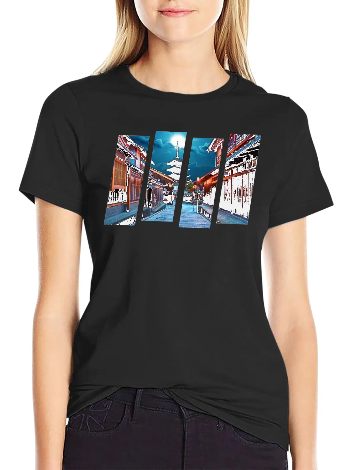 Japanese Aesthetics Style Tokyo Breathable Soft Cotton T-Shirt – Timeless Casual Look