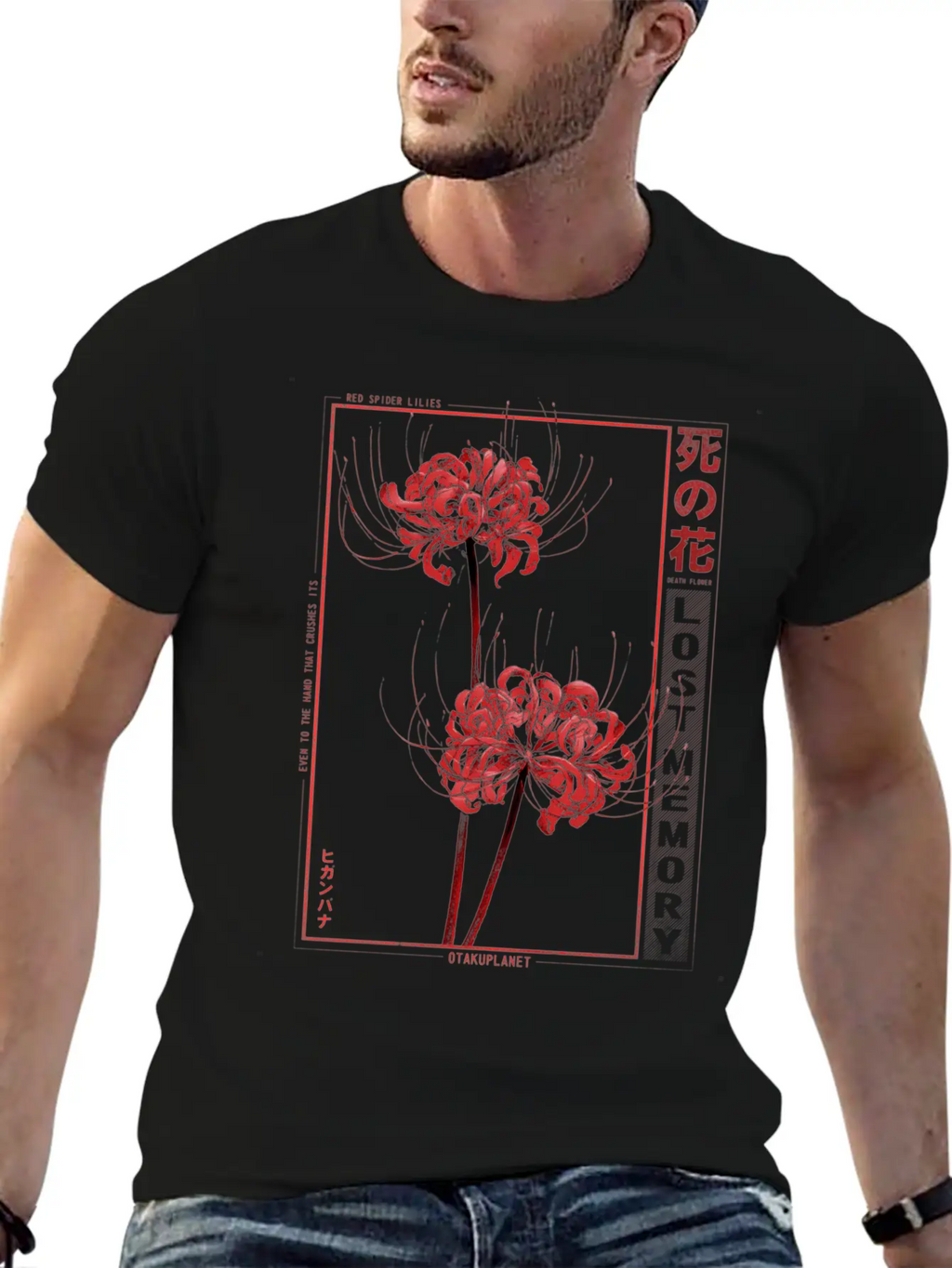 Japanese Der Lily Soft Grunge Anime Aesthetic Flow Unisex Casual T-Shirt – Clean Design For Daily Comfort