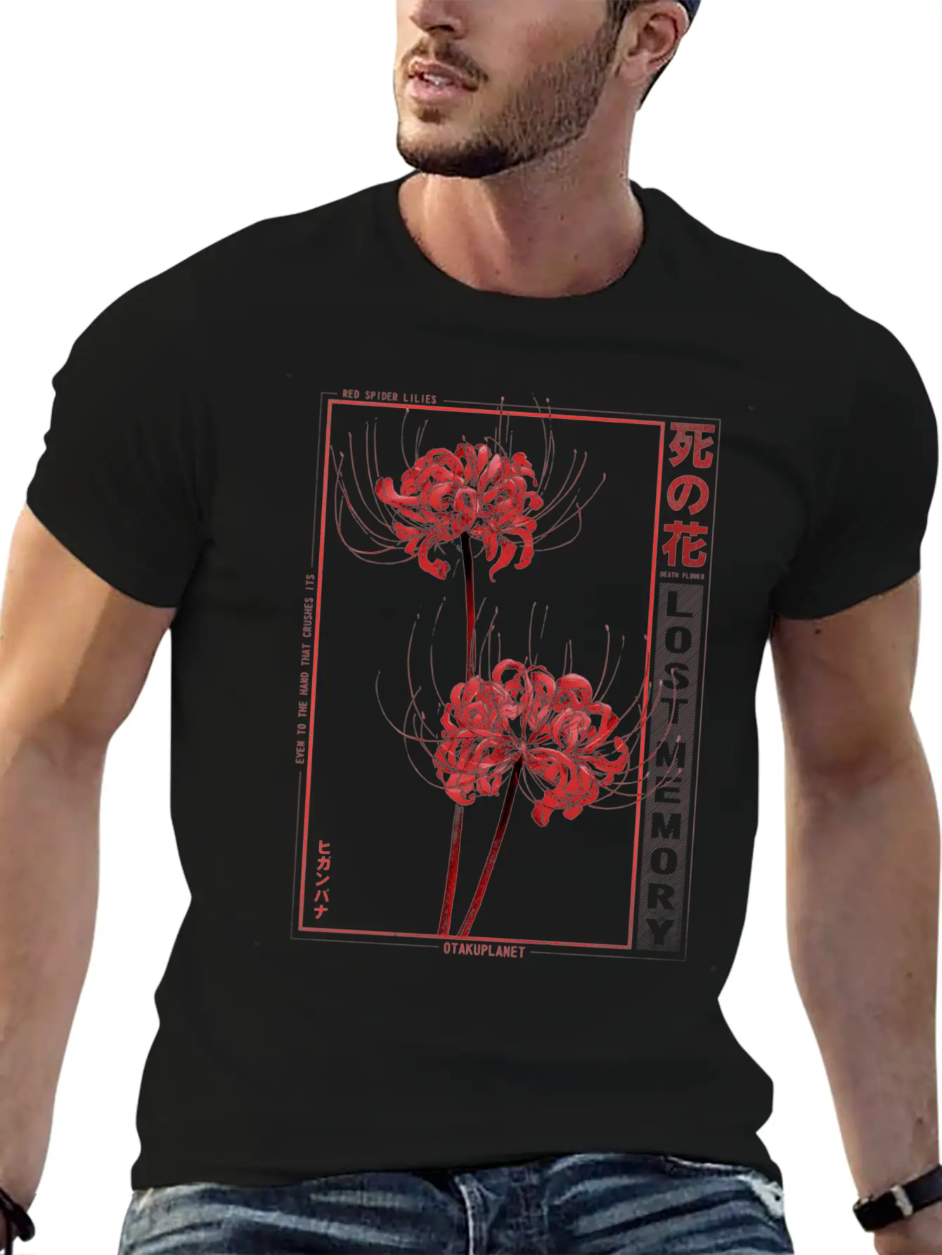 Japanese Der Lily Soft Grunge Anime Aesthetic Flow Unisex Casual T-Shirt – Clean Design For Daily Comfort
