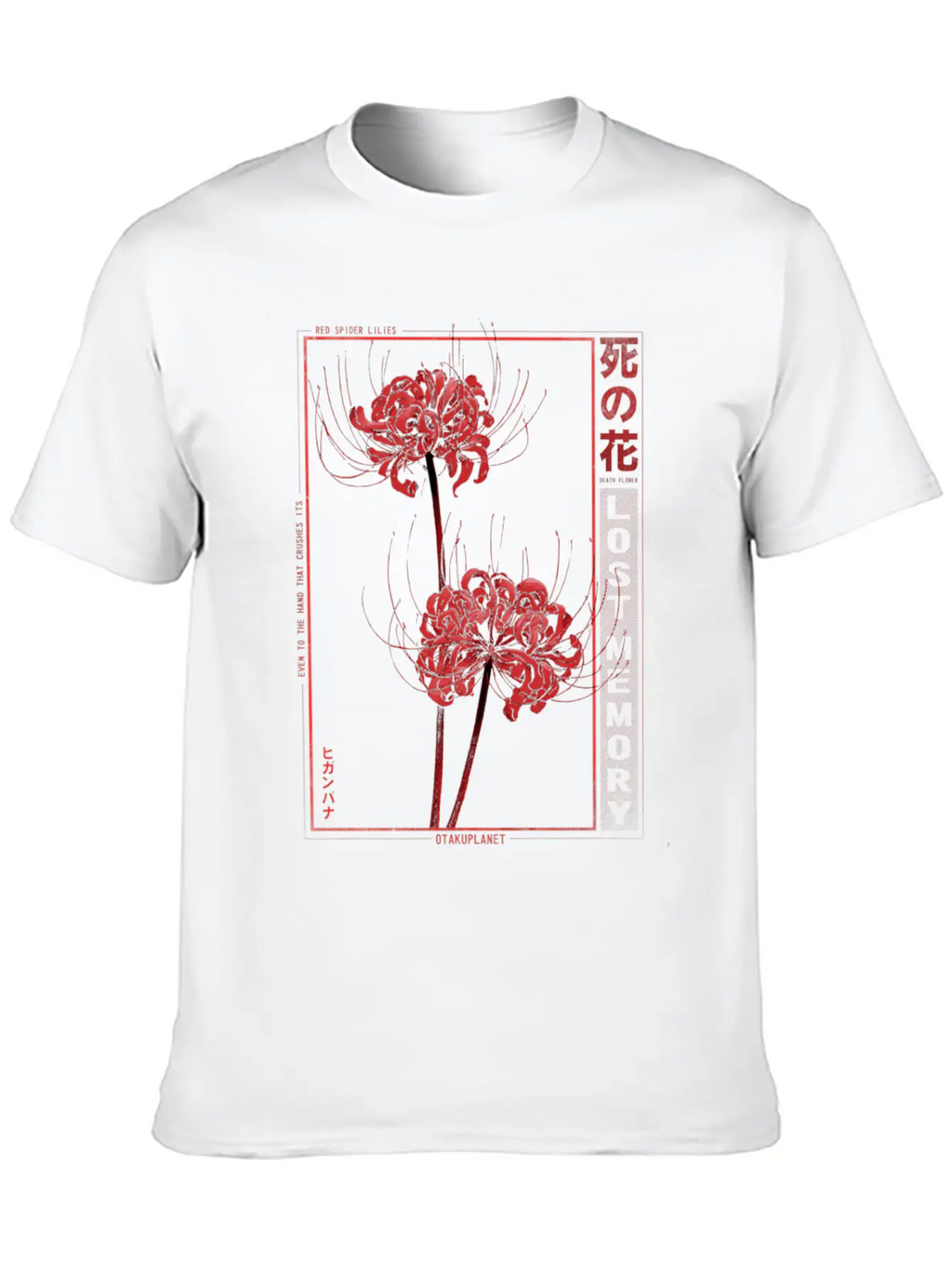 Japanese Der Lily Soft Grunge Anime Aesthetic Flow Unisex Casual T-Shirt – Clean Design For Daily Comfort