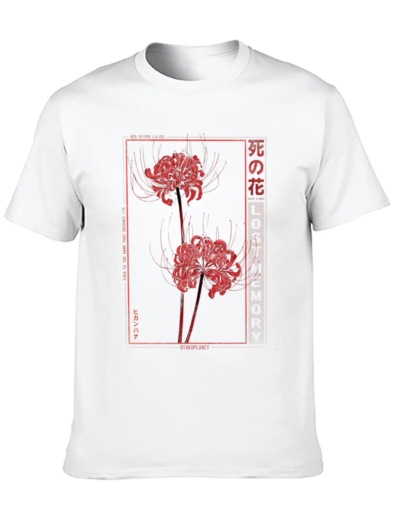 Japanese Der Lily Soft Grunge Anime Aesthetic Flow Unisex Casual T-Shirt – Clean Design For Daily Comfort