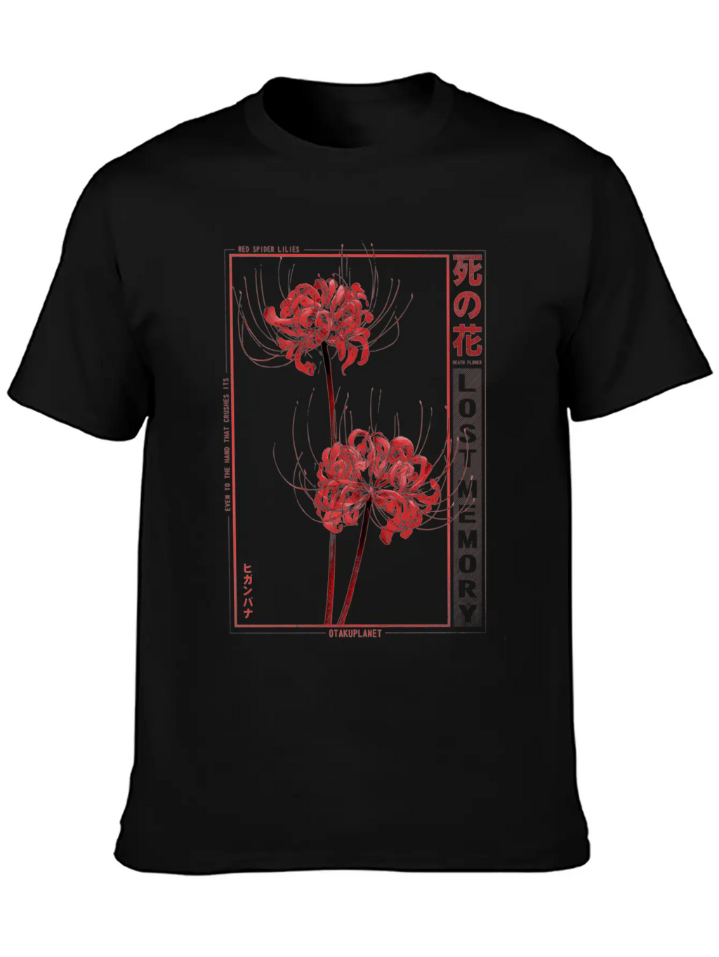 Japanese Der Lily Soft Grunge Anime Aesthetic Flow Unisex Casual T-Shirt – Clean Design For Daily Comfort