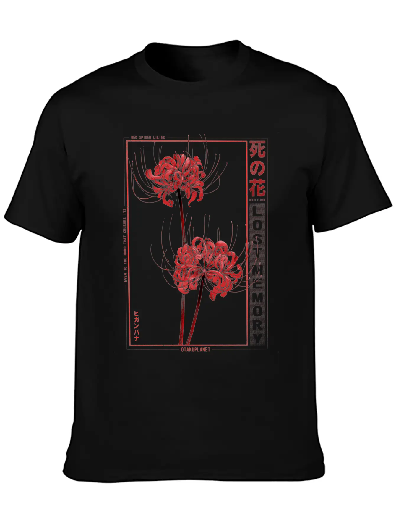 Japanese Der Lily Soft Grunge Anime Aesthetic Flow Unisex Casual T-Shirt – Clean Design For Daily Comfort