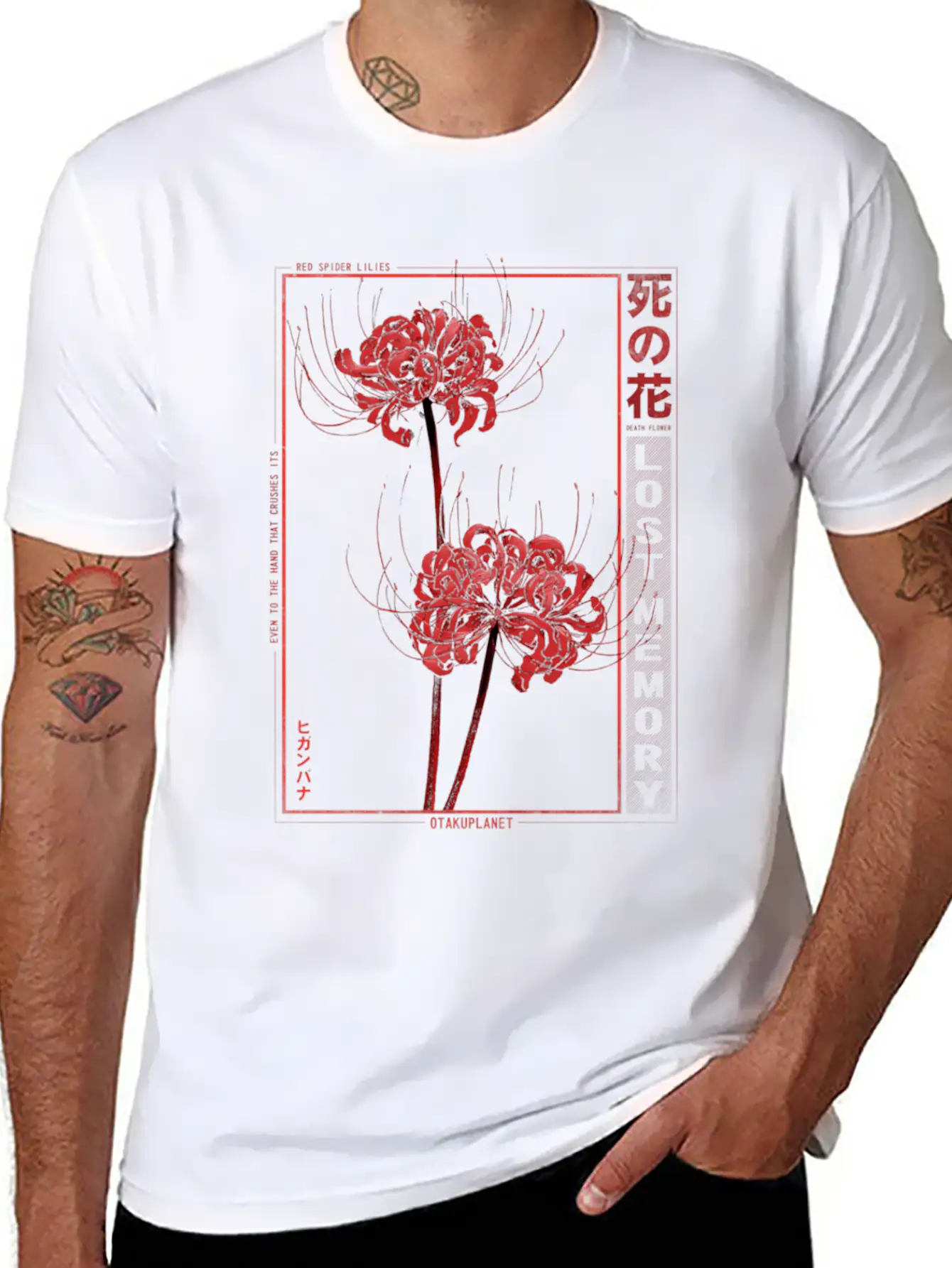 Japanese Der Lily Soft Grunge Anime Aesthetic Flow Unisex Casual T-Shirt – Clean Design For Daily Comfort