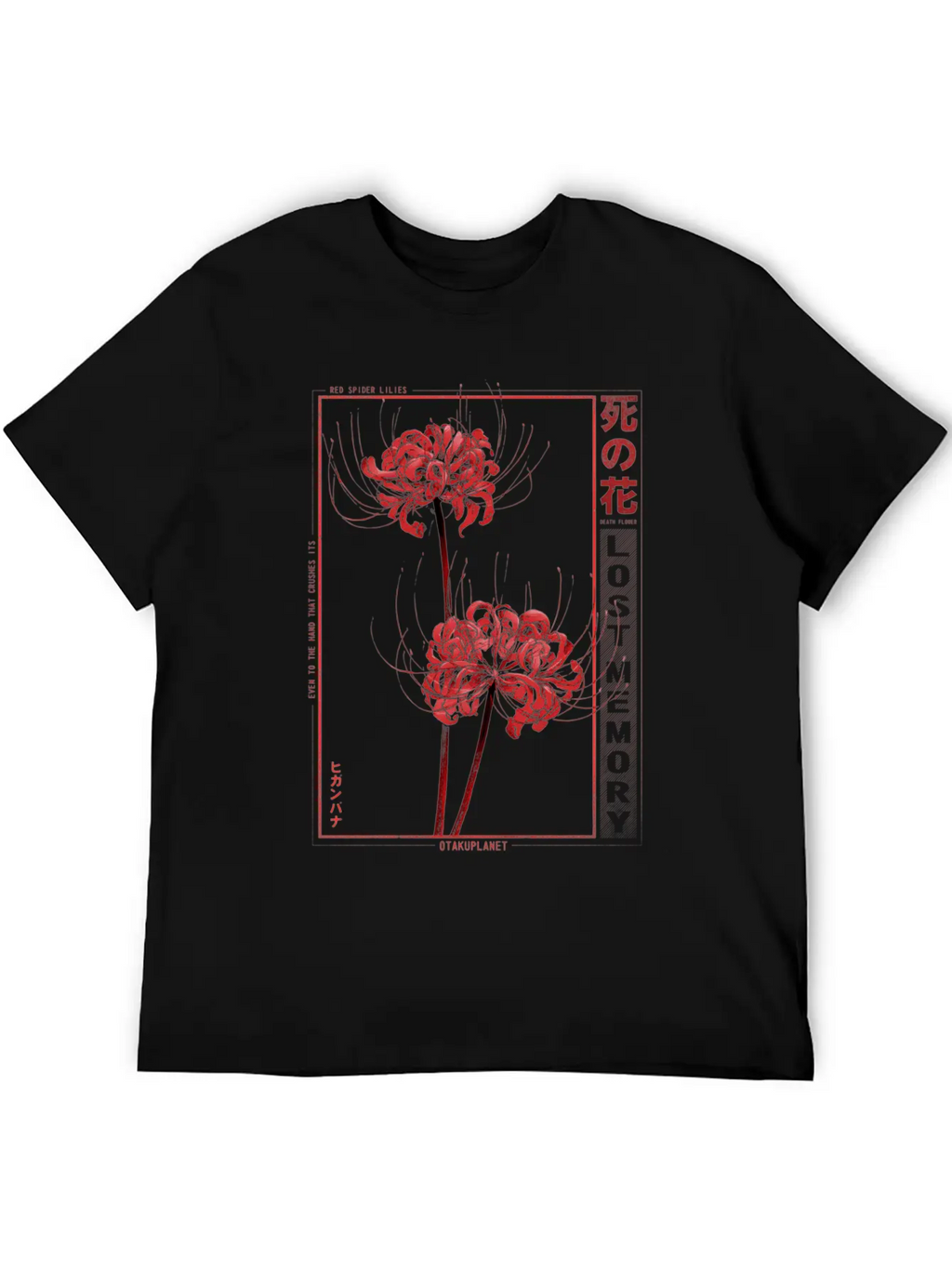 Japanese Der Lily Soft Grunge Anime Aesthetic Flow Unisex Casual T-Shirt – Clean Design For Daily Comfort