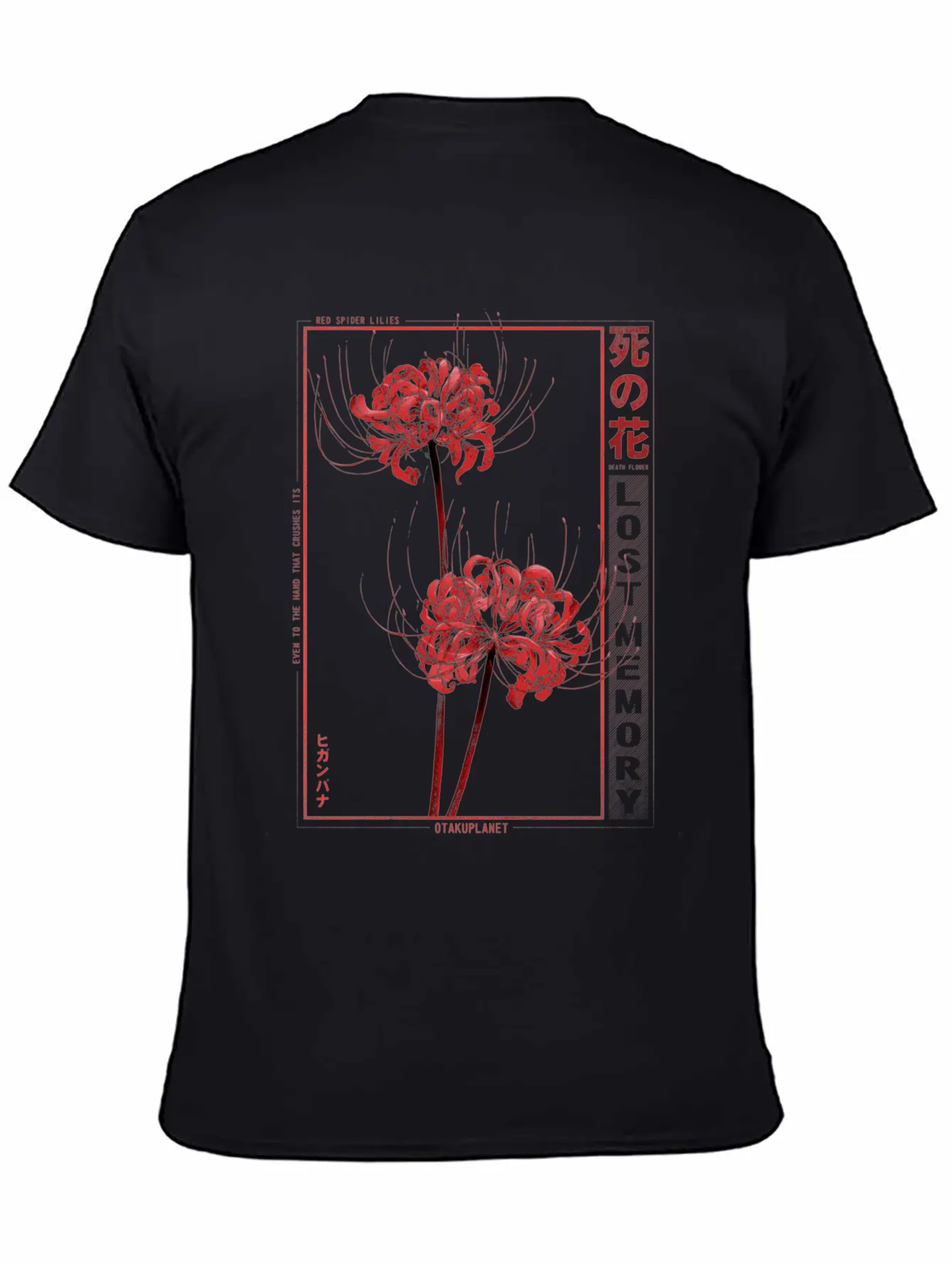 Japanese Der Lily Soft Grunge Anime Aesthetic Flow Unisex Casual T-Shirt – Clean Design For Daily Comfort