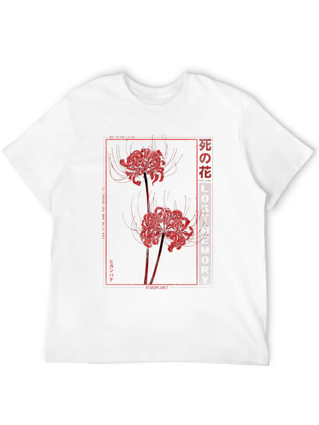 Japanese Der Lily Soft Grunge Anime Aesthetic Flow Unisex Casual T-Shirt – Clean Design For Daily Comfort