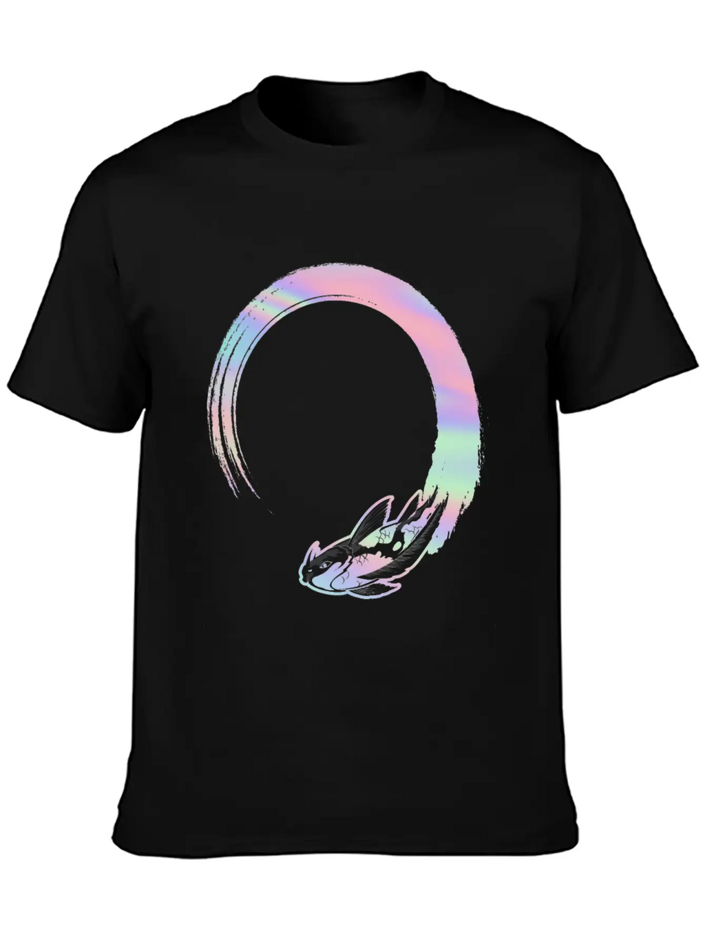 Japanese Pastel Goth Koi Unisex Casual T-Shirt – Clean Design For Daily Comfort