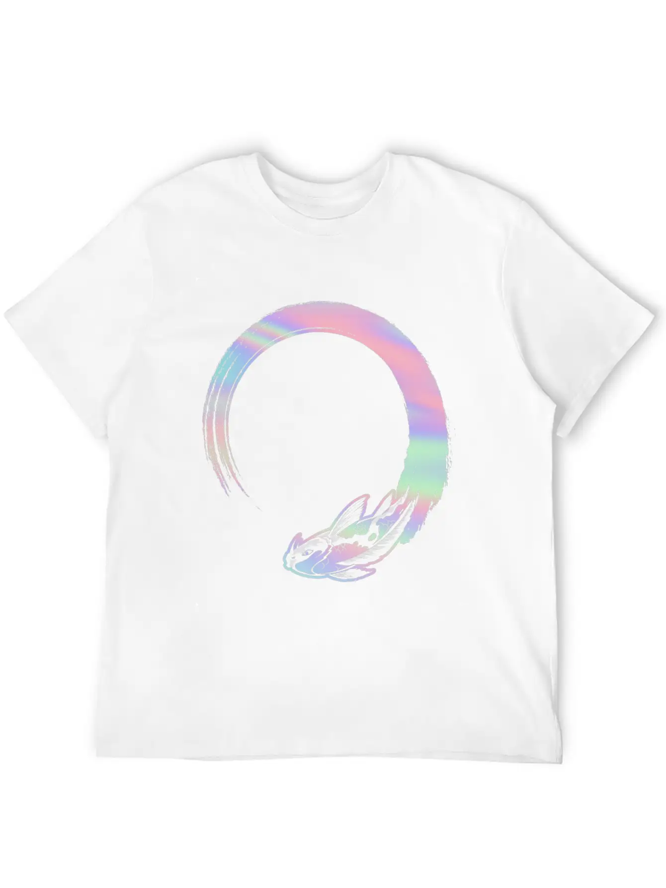 Japanese Pastel Goth Koi Unisex Casual T-Shirt – Clean Design For Daily Comfort