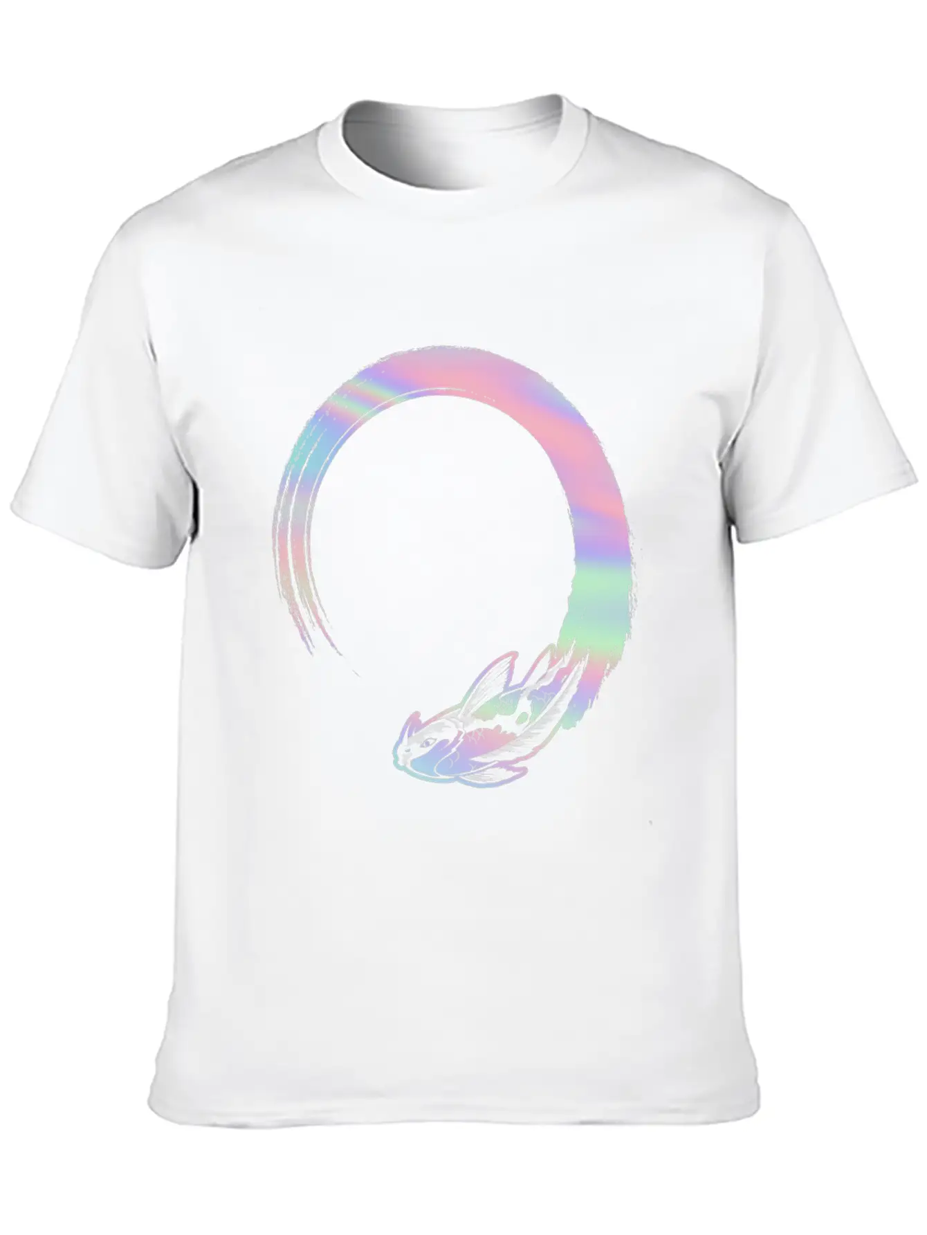 Japanese Pastel Goth Koi Unisex Casual T-Shirt – Clean Design For Daily Comfort