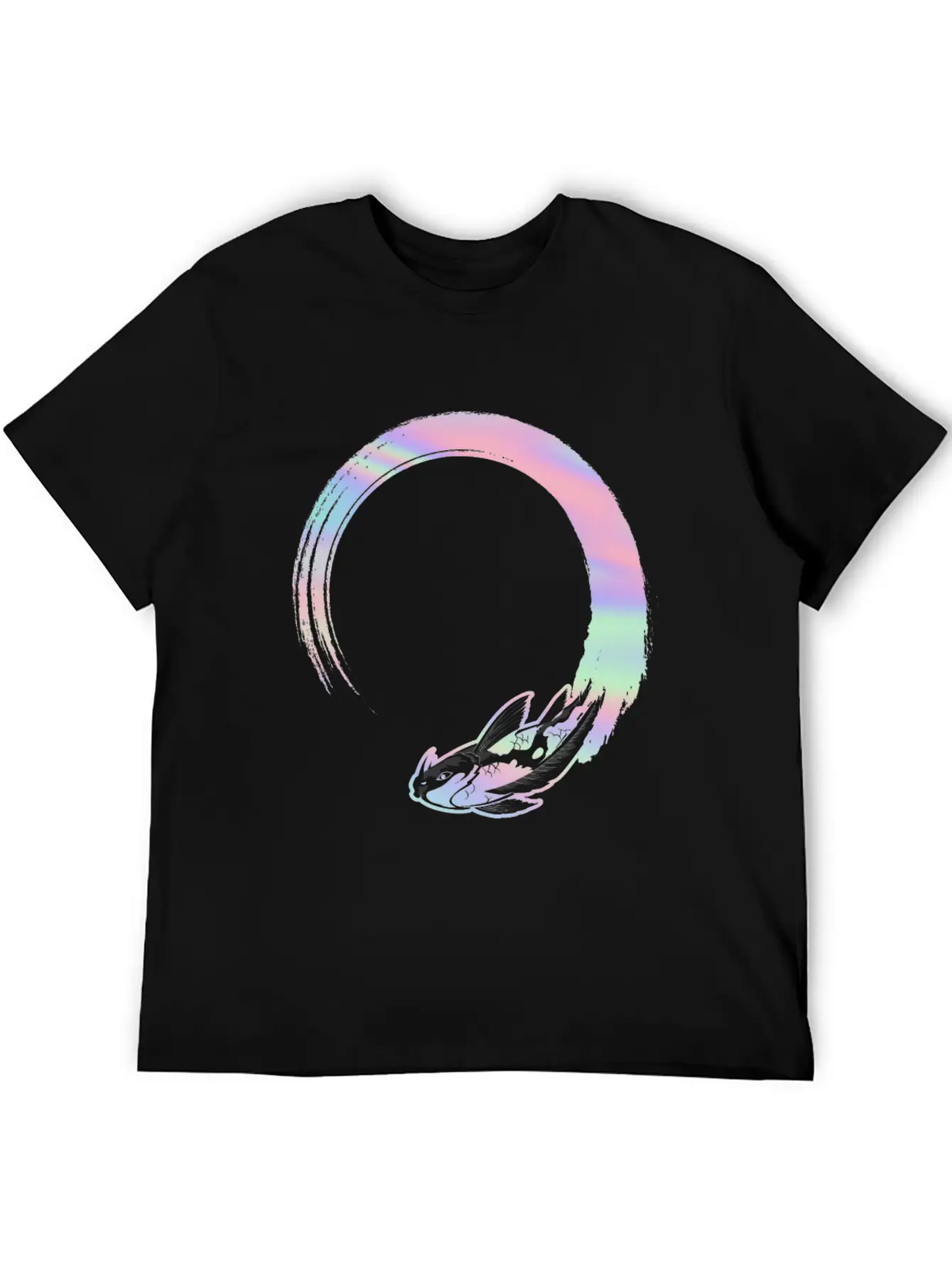 Japanese Pastel Goth Koi Unisex Casual T-Shirt – Clean Design For Daily Comfort