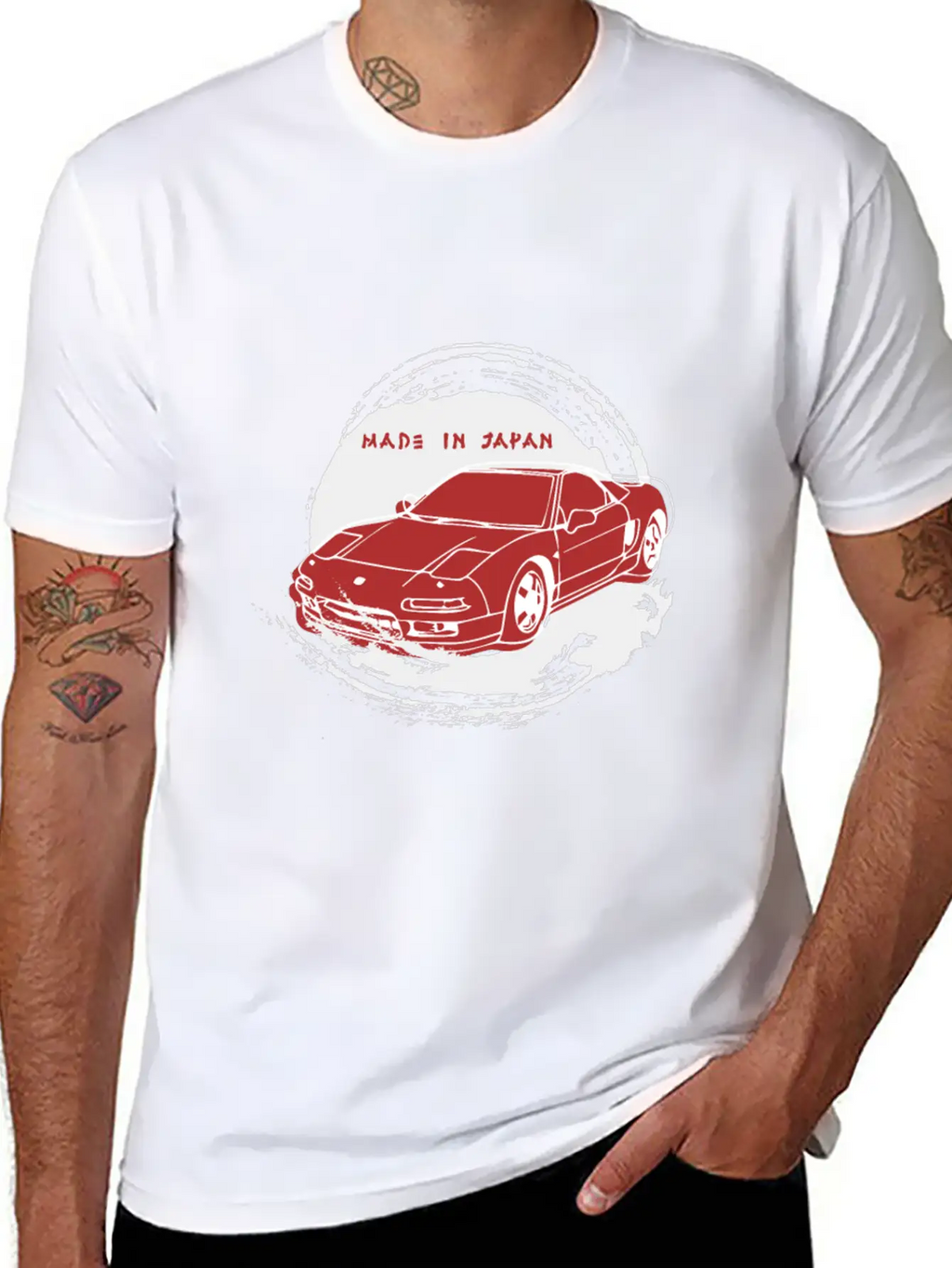Japanese Sports Car - Made In Japan Stylish Everyday T-Shirt – Unisex Basic Cotton Tee
