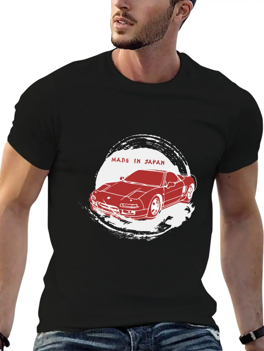 Japanese Sports Car - Made In Japan Stylish Everyday T-Shirt – Unisex Basic Cotton Tee
