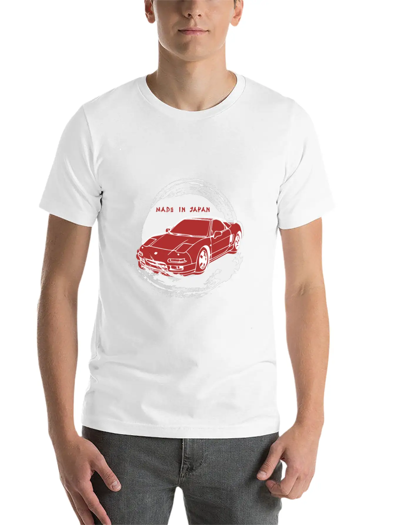 Japanese Sports Car - Made In Japan Stylish Everyday T-Shirt – Unisex Basic Cotton Tee
