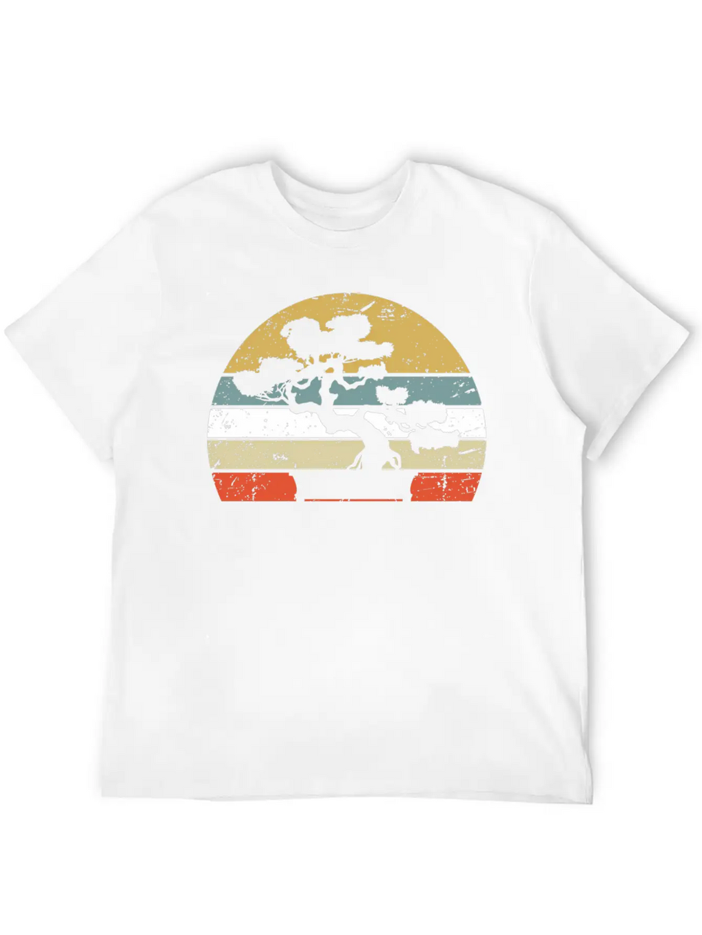 Japanese Sunset Zen Buddhist Bonsai Unisex Casual T-Shirt – Clean Design For Daily Comfort