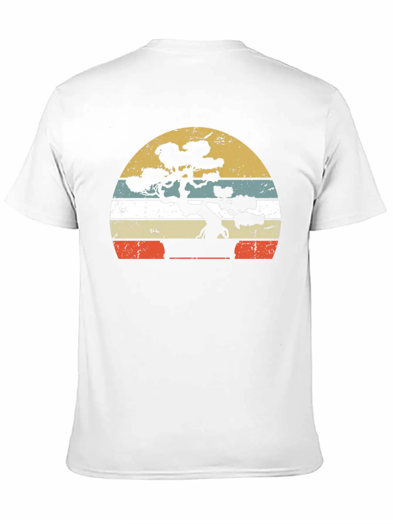 Japanese Sunset Zen Buddhist Bonsai Unisex Casual T-Shirt – Clean Design For Daily Comfort