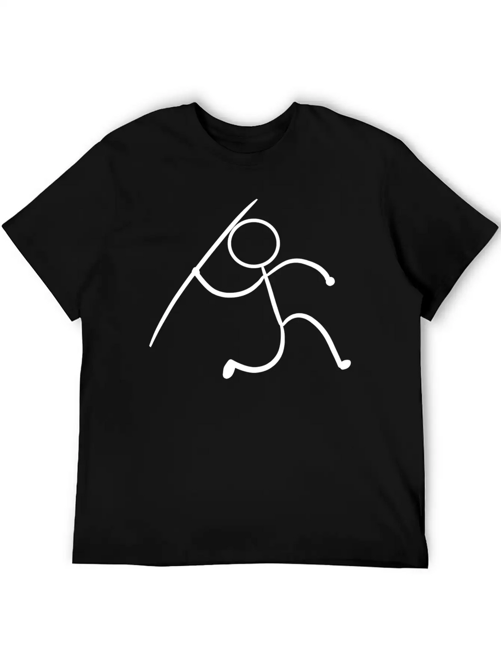 Javelin Stickman Player Or Athlete Gift Unisex Short Sleeve Soft Cotton T-Shirt – Casual Everyday Wear