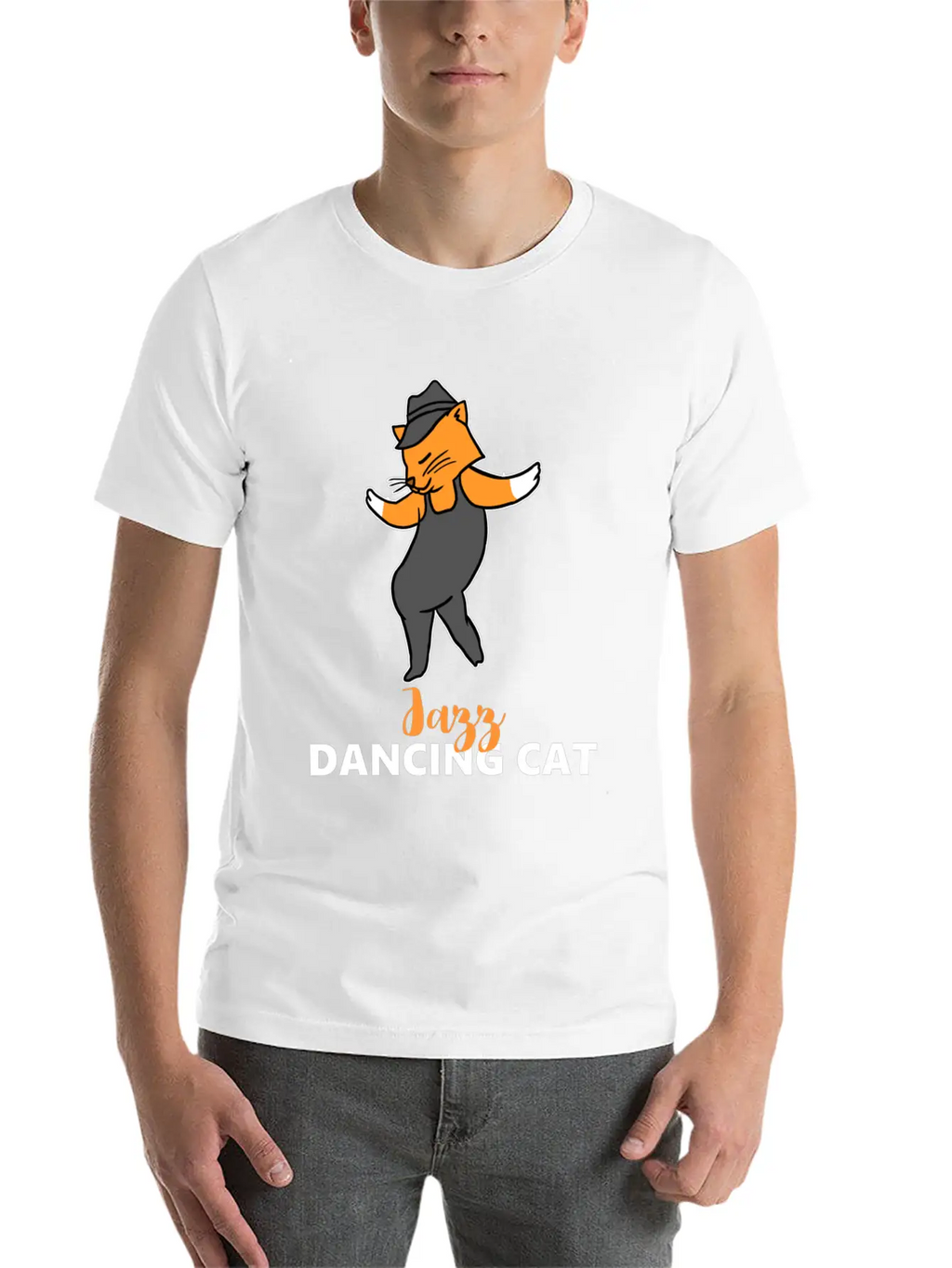 Jazz Dancing Cat Classic Fit Graphic Tee For Daily Comfort – Unisex Cotton Shirt