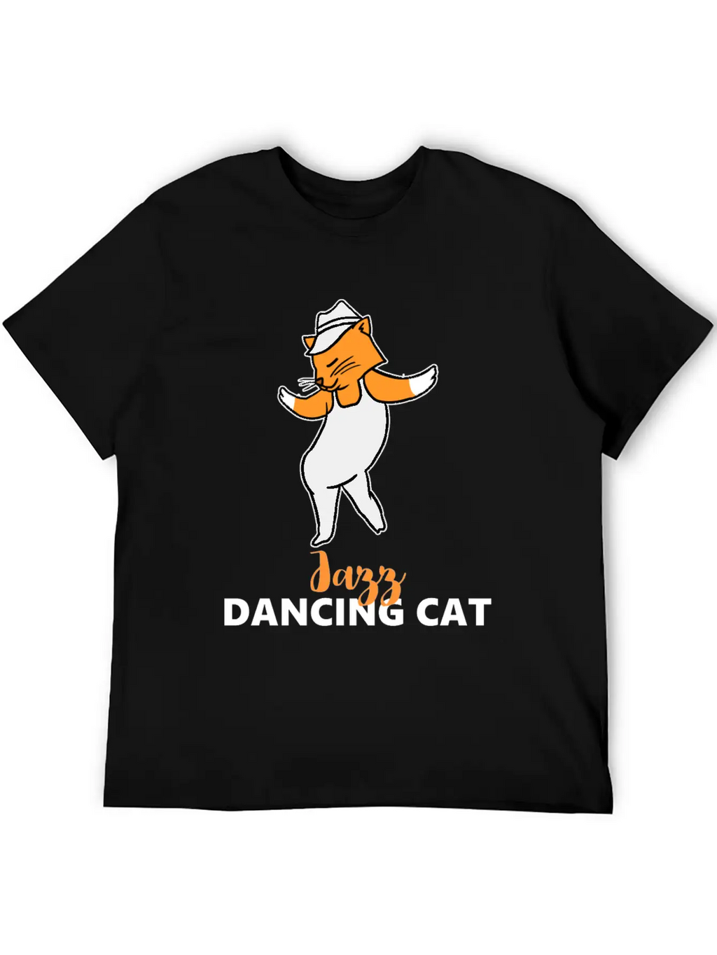 Jazz Dancing Cat Classic Fit Graphic Tee For Daily Comfort – Unisex Cotton Shirt