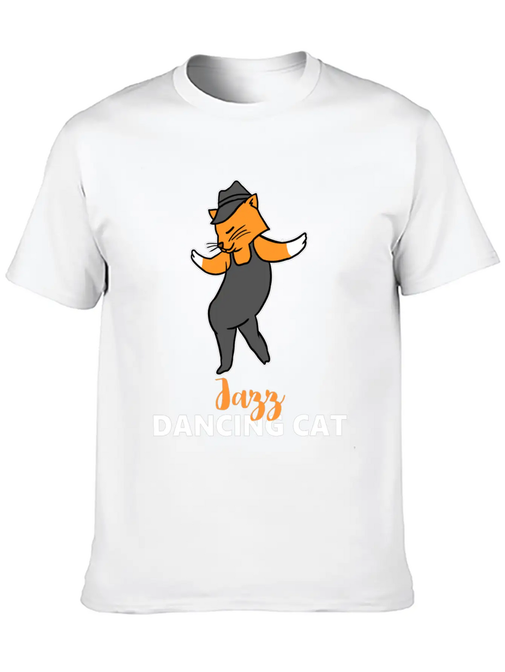 Jazz Dancing Cat Classic Fit Graphic Tee For Daily Comfort – Unisex Cotton Shirt