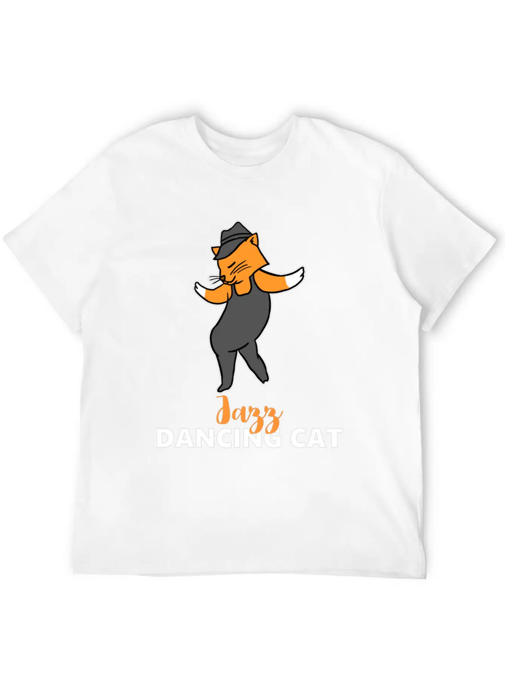Jazz Dancing Cat Classic Fit Graphic Tee For Daily Comfort – Unisex Cotton Shirt