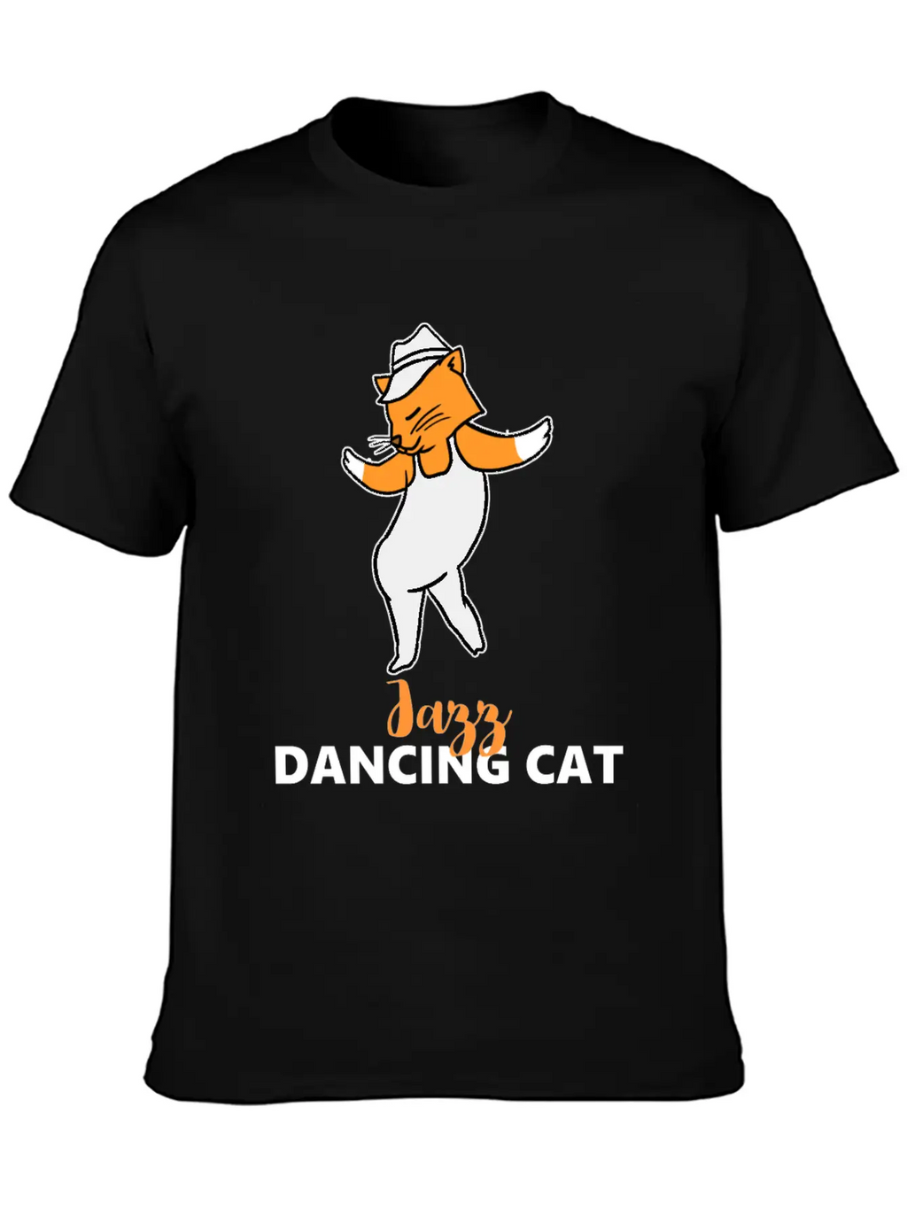 Jazz Dancing Cat Classic Fit Graphic Tee For Daily Comfort – Unisex Cotton Shirt
