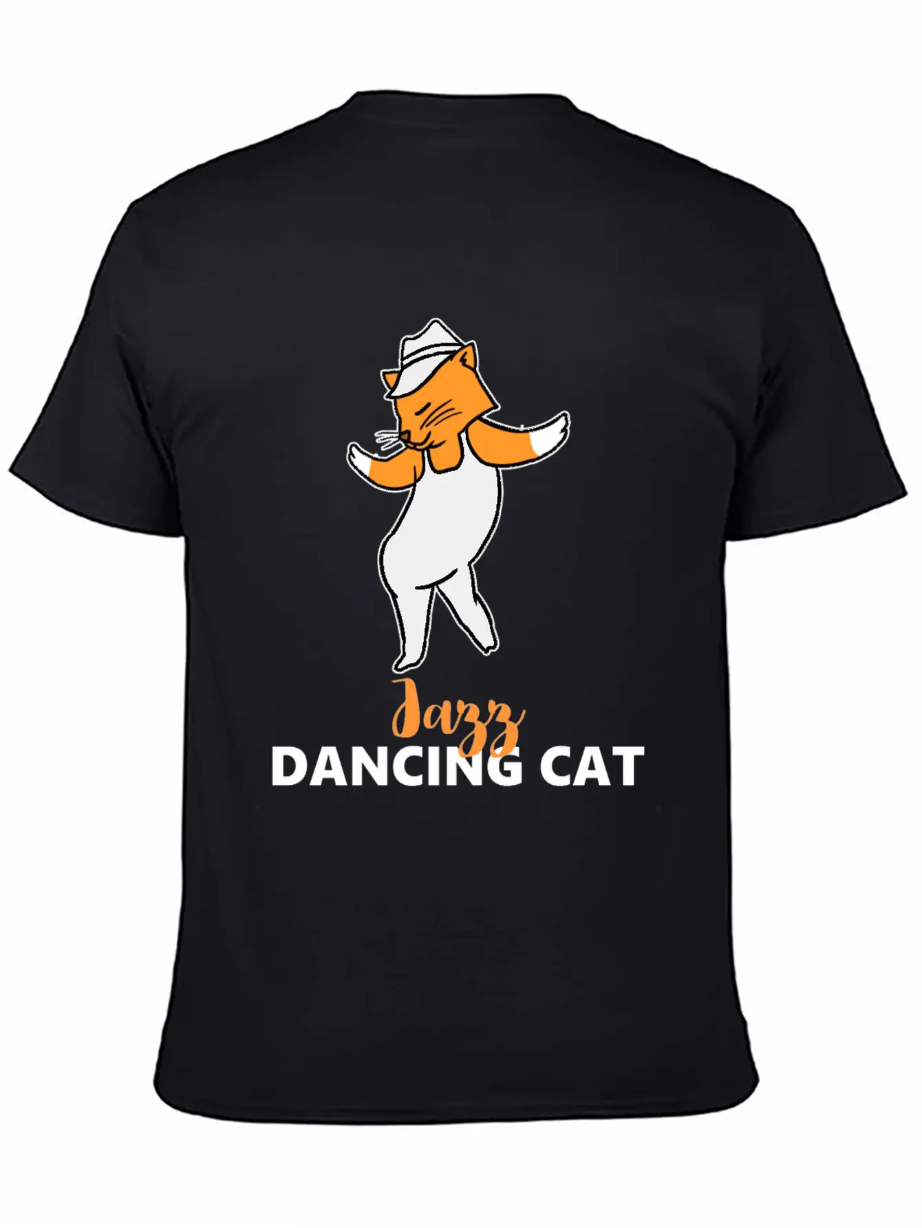 Jazz Dancing Cat Classic Fit Graphic Tee For Daily Comfort – Unisex Cotton Shirt