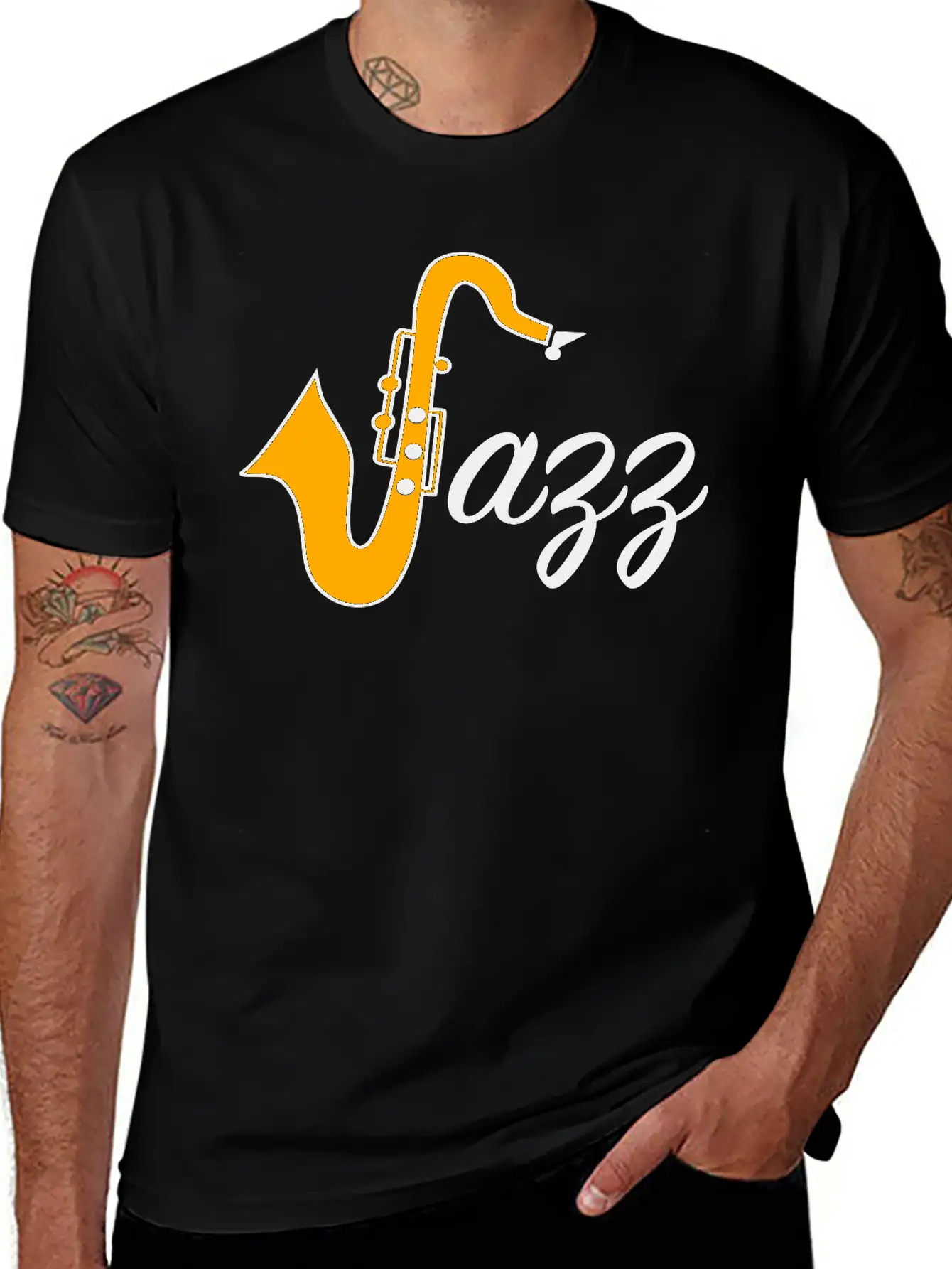 Jazz Essential Cotton Tee For Daily Outfits – Unisex Style