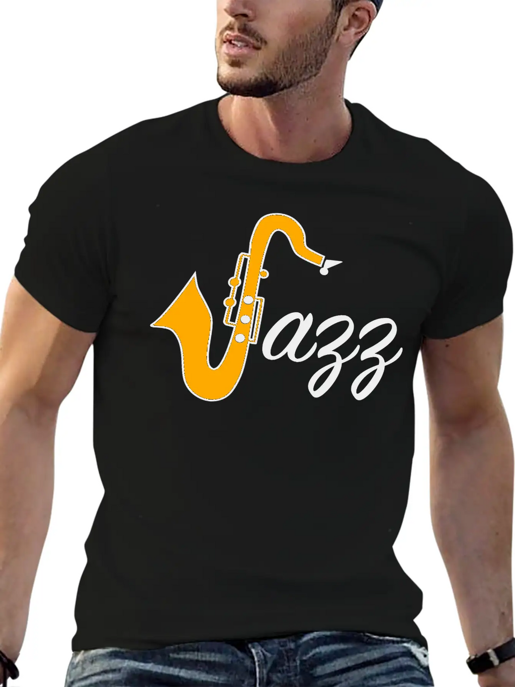 Jazz Essential Cotton Tee For Daily Outfits – Unisex Style