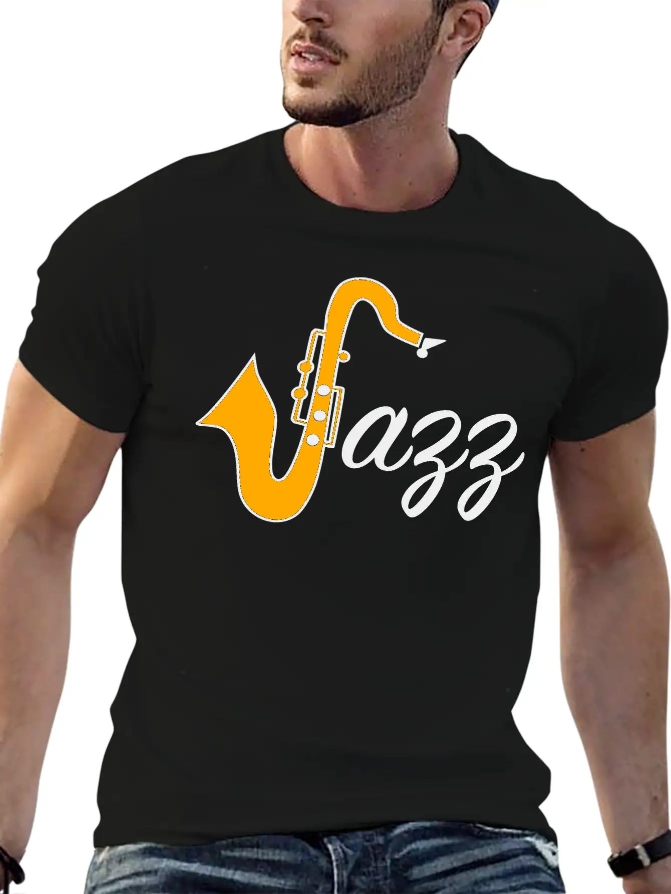 Jazz Essential Cotton Tee For Daily Outfits – Unisex Style