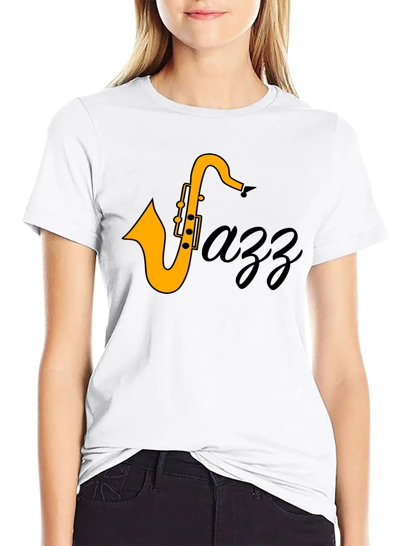 Jazz Essential Cotton Tee For Daily Outfits – Unisex Style