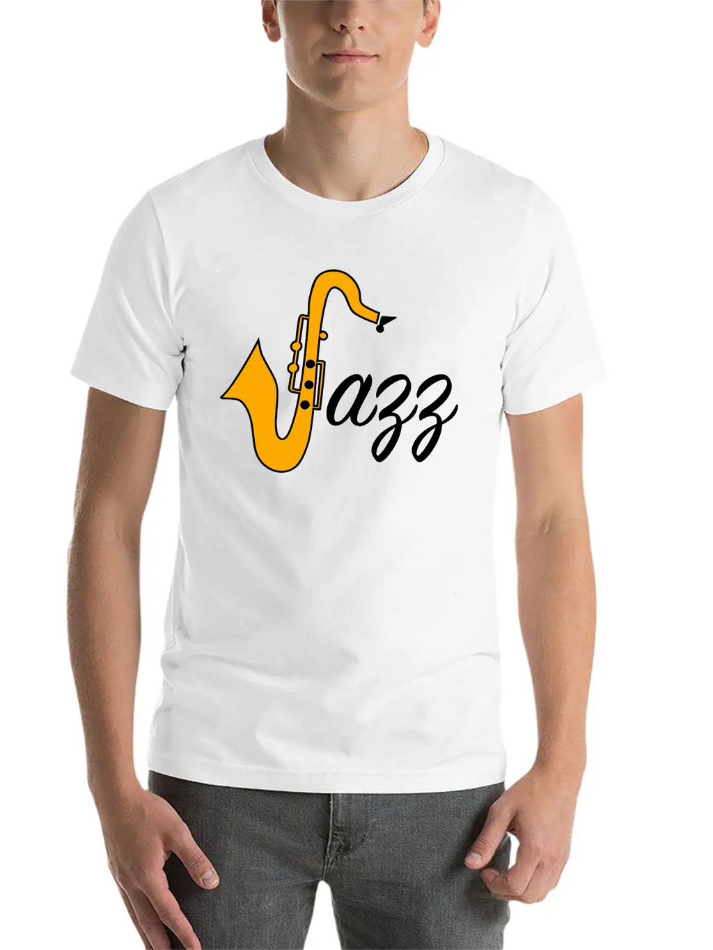 Jazz Essential Cotton Tee For Daily Outfits – Unisex Style