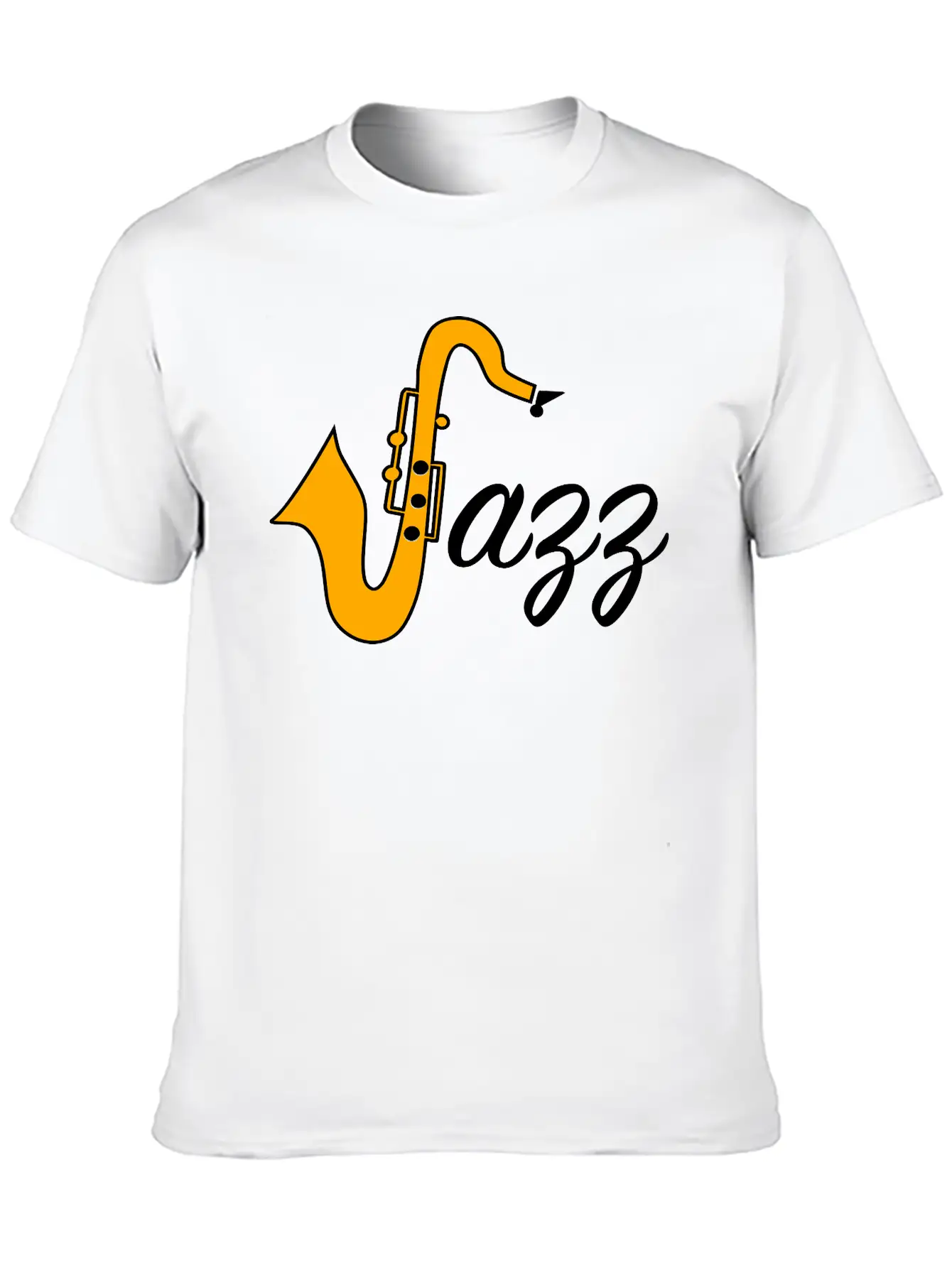 Jazz Essential Cotton Tee For Daily Outfits – Unisex Style