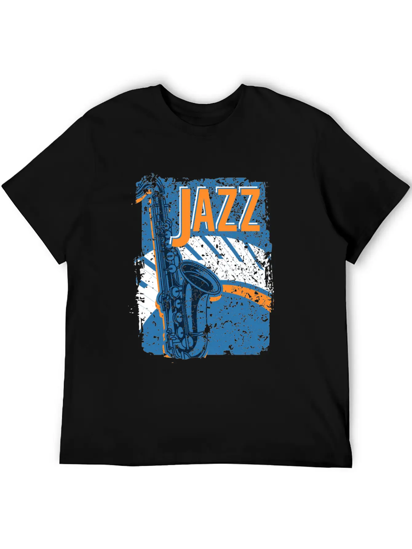 Jazz Music Improvisation Festival Casual Graphic T-Shirt – Simple And Comfortable Daily Wear
