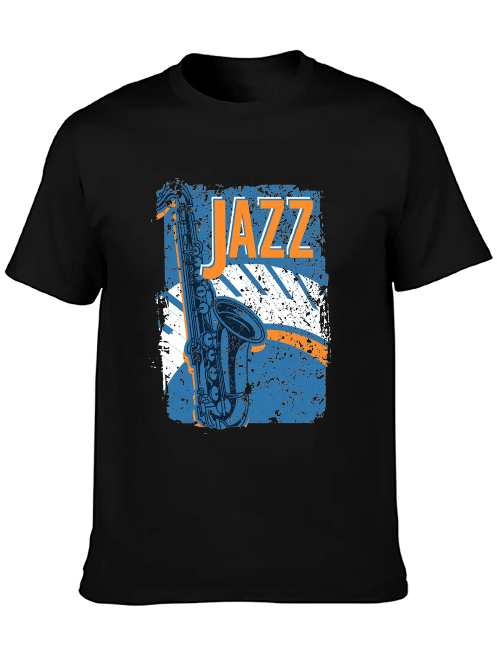Jazz Music Improvisation Festival Casual Graphic T-Shirt – Simple And Comfortable Daily Wear