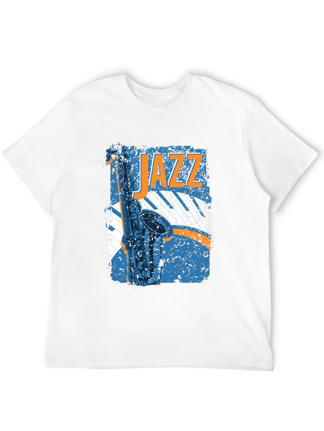 Jazz Music Improvisation Festival Casual Graphic T-Shirt – Simple And Comfortable Daily Wear
