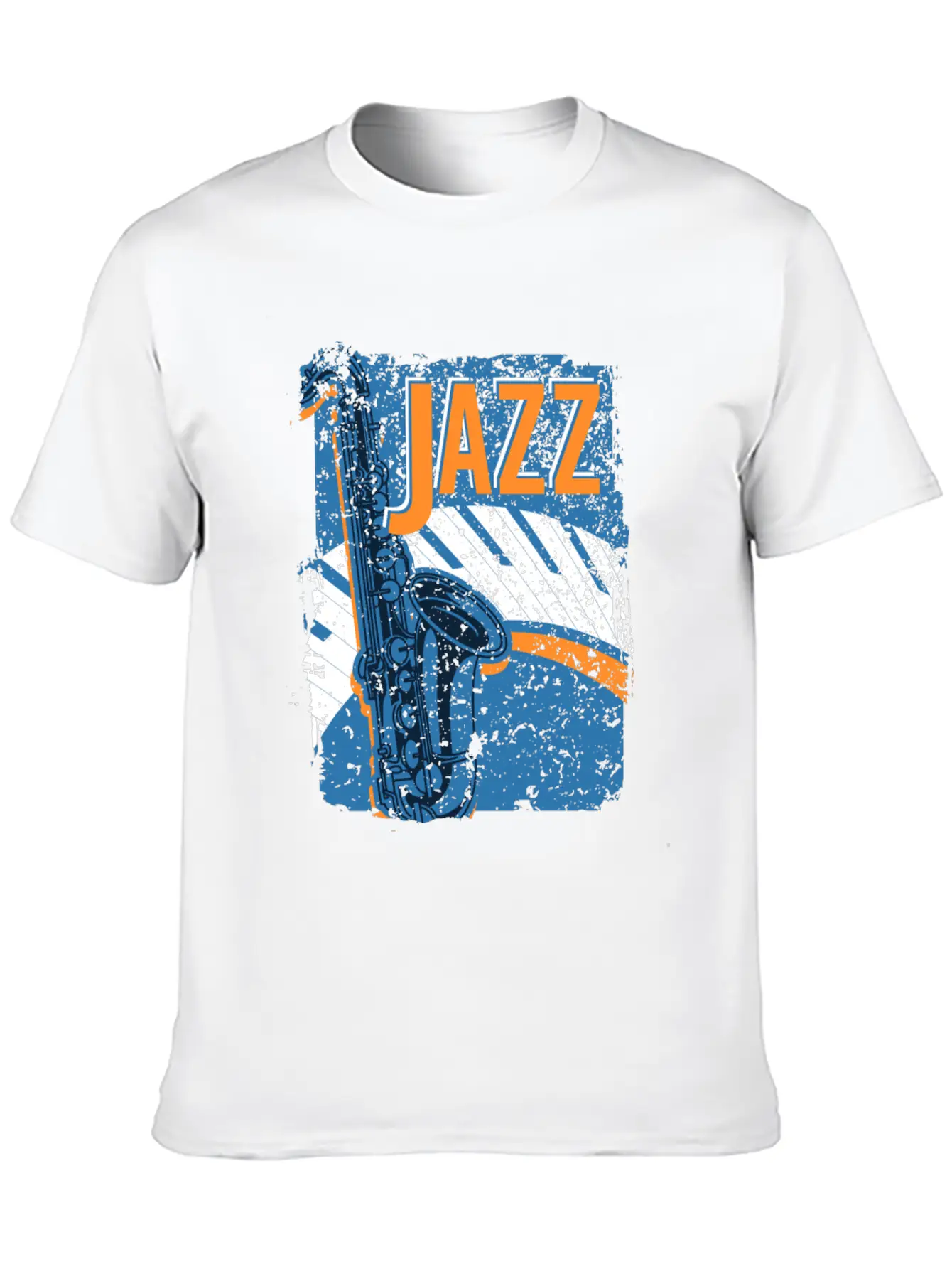 Jazz Music Improvisation Festival Casual Graphic T-Shirt – Simple And Comfortable Daily Wear