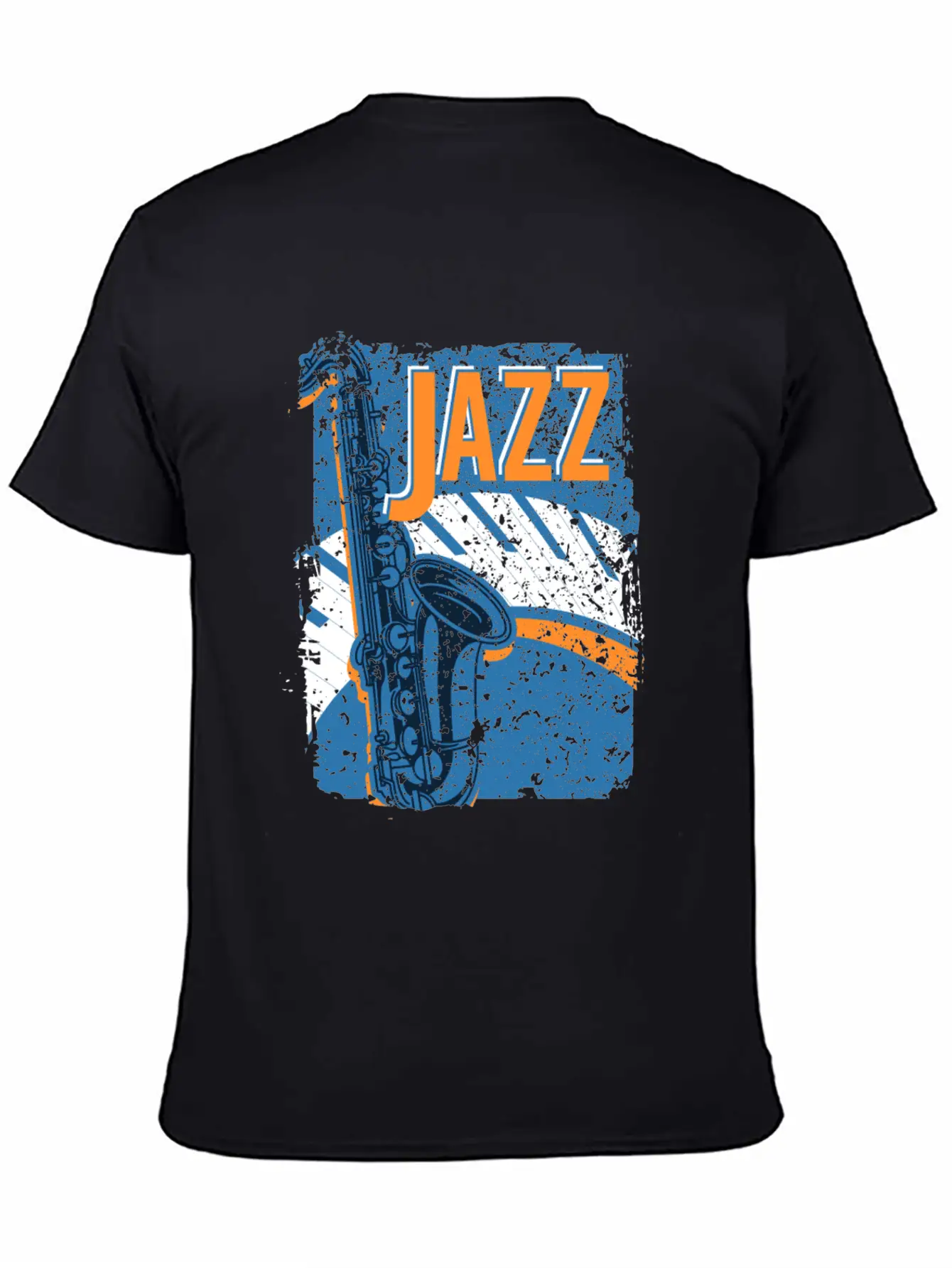 Jazz Music Improvisation Festival Casual Graphic T-Shirt – Simple And Comfortable Daily Wear