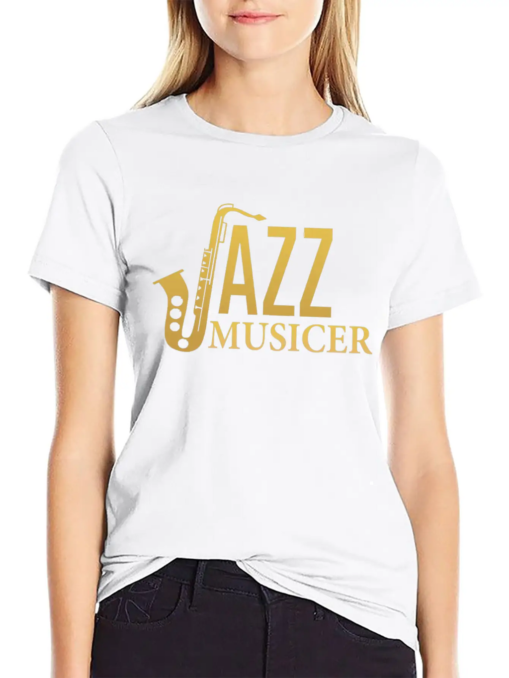 Jazz Musicer Casual Graphic T-Shirt – Simple And Comfortable Daily Wear