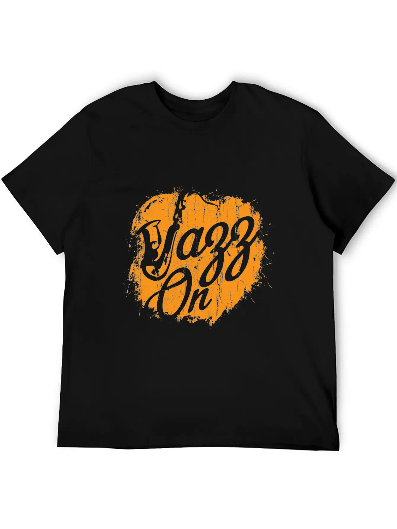 Jazz On - Saxophone Music Gift Breathable Graphic T-Shirt – Perfect For Casual Days