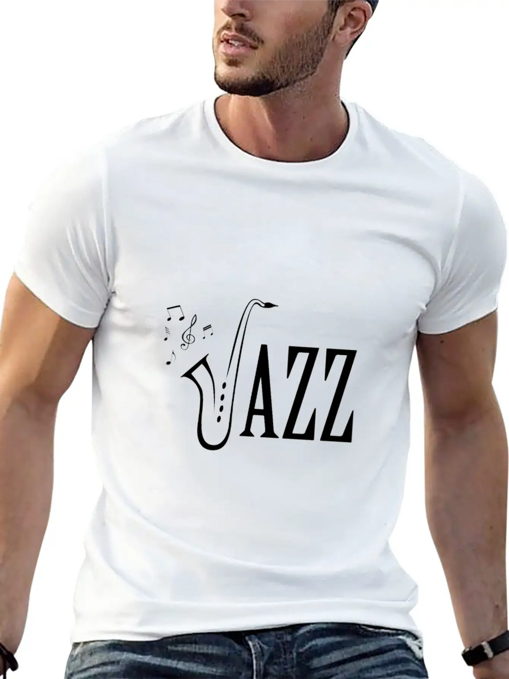 Jazz Shirt For Musicians - Cool Music Lovers Shirt Breathable Soft Cotton T-Shirt – Timeless Casual Look