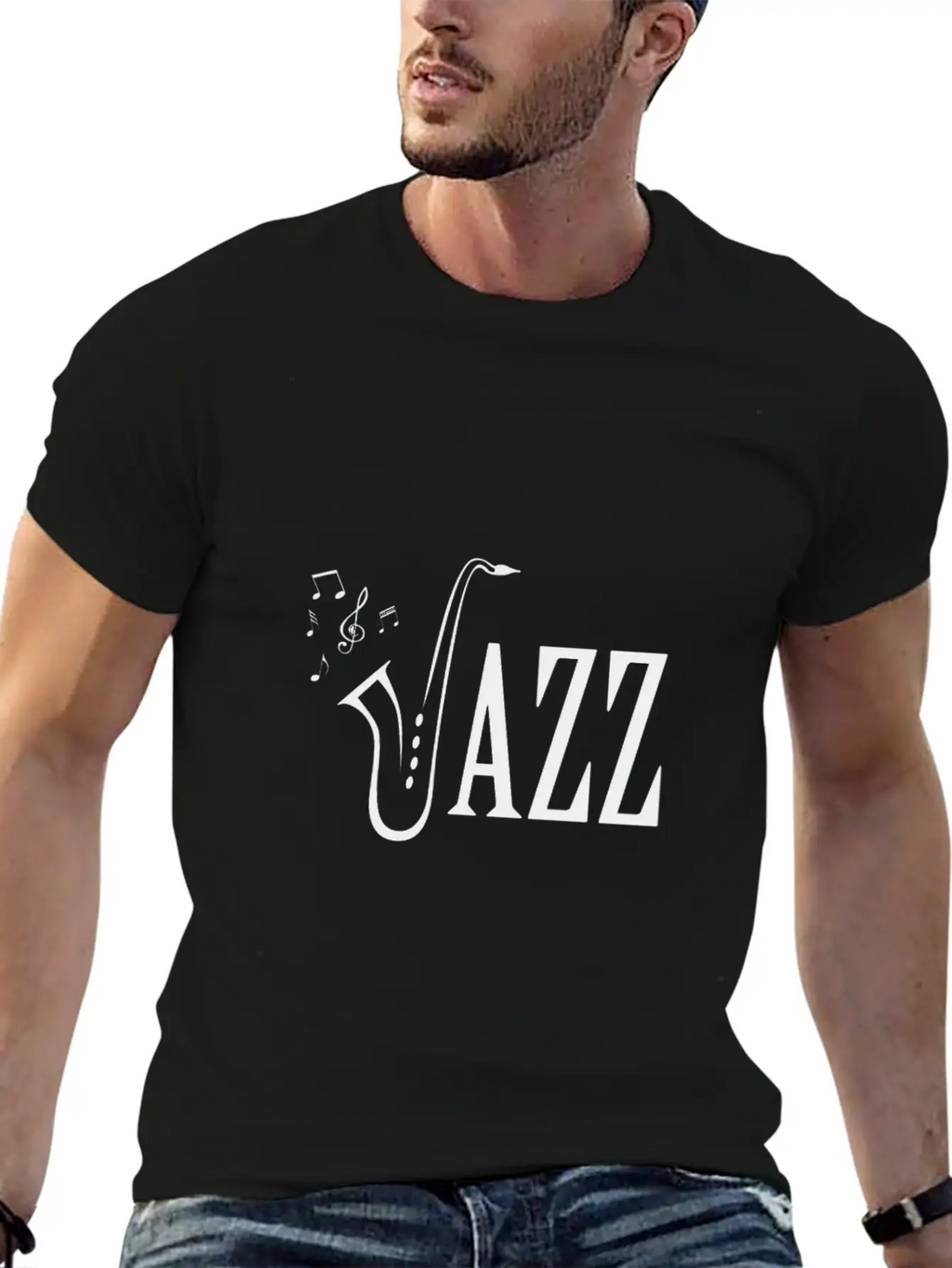Jazz Shirt For Musicians - Cool Music Lovers Shirt Breathable Soft Cotton T-Shirt – Timeless Casual Look