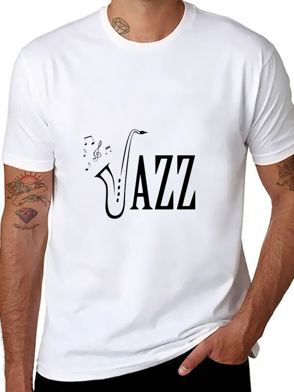 Jazz Shirt For Musicians - Cool Music Lovers Shirt Breathable Soft Cotton T-Shirt – Timeless Casual Look