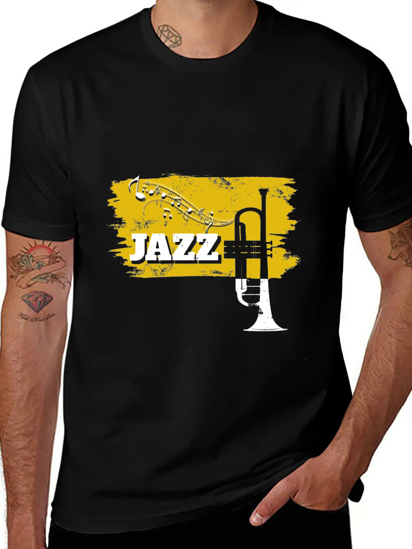 Jazz Trumpet Gift Christmas Kids Birthday Unisex Casual T-Shirt – Clean Design For Daily Comfort