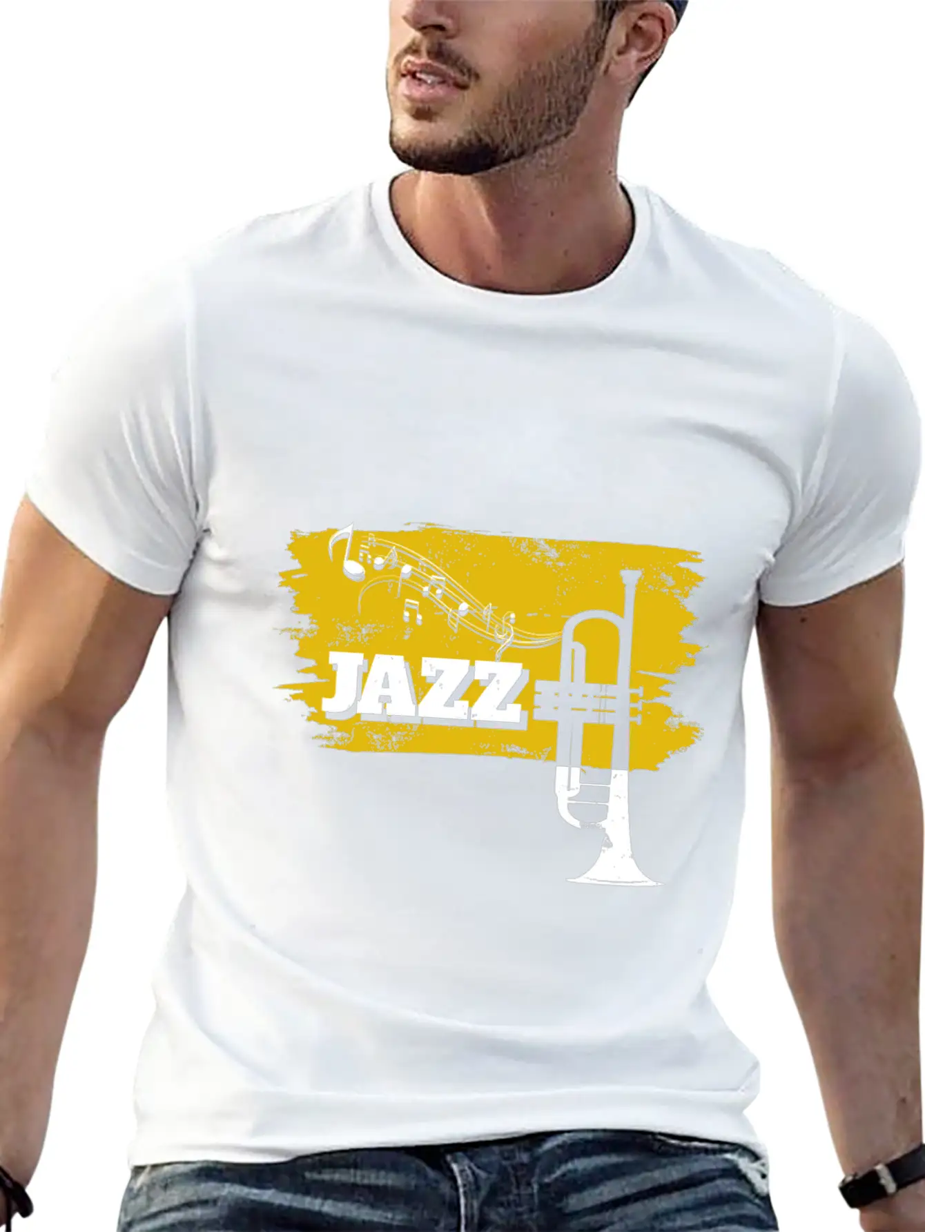 Jazz Trumpet Gift Christmas Kids Birthday Unisex Casual T-Shirt – Clean Design For Daily Comfort