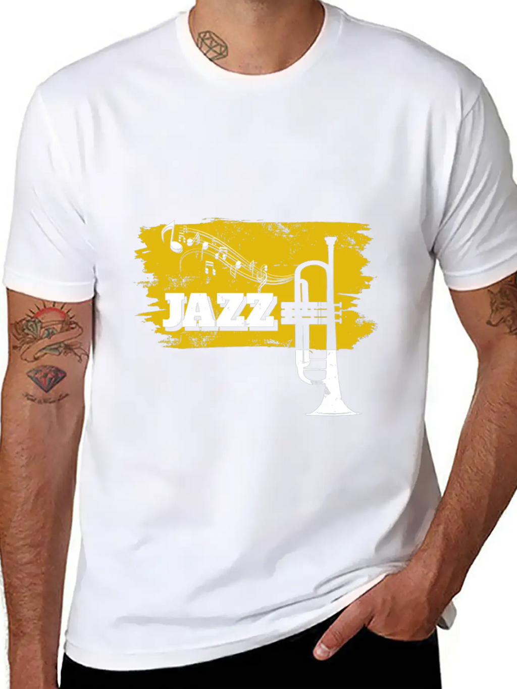 Jazz Trumpet Gift Christmas Kids Birthday Unisex Casual T-Shirt – Clean Design For Daily Comfort
