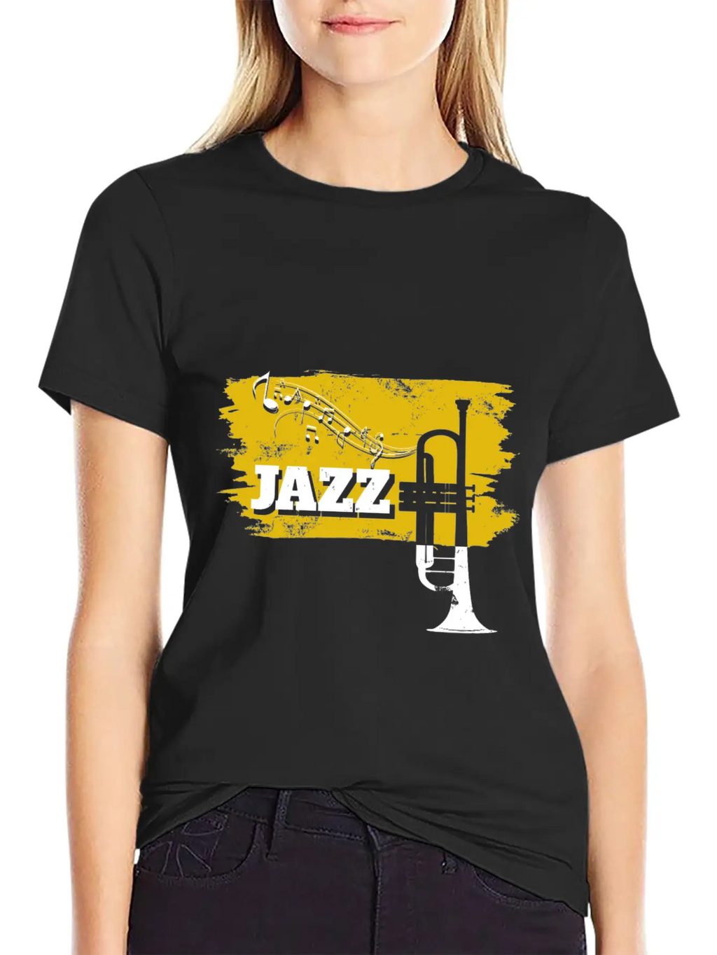 Jazz Trumpet Gift Christmas Kids Birthday Unisex Casual T-Shirt – Clean Design For Daily Comfort