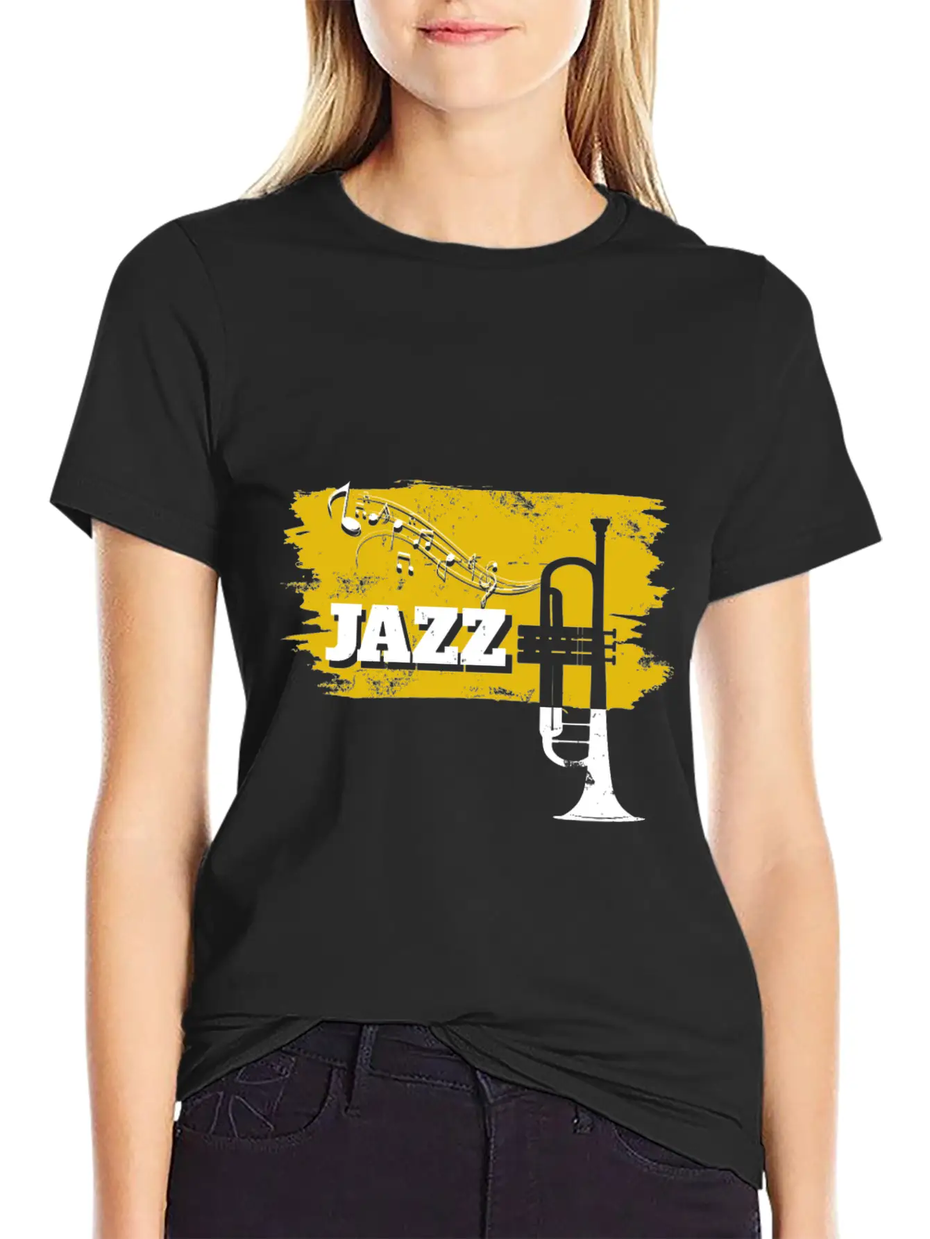 Jazz Trumpet Gift Christmas Kids Birthday Unisex Casual T-Shirt – Clean Design For Daily Comfort
