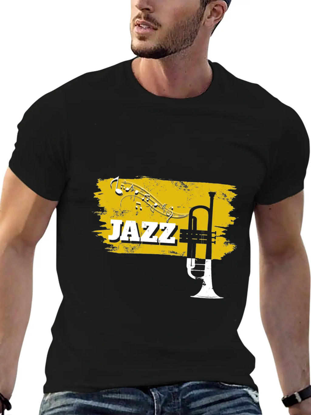 Jazz Trumpet Gift Christmas Kids Birthday Unisex Casual T-Shirt – Clean Design For Daily Comfort